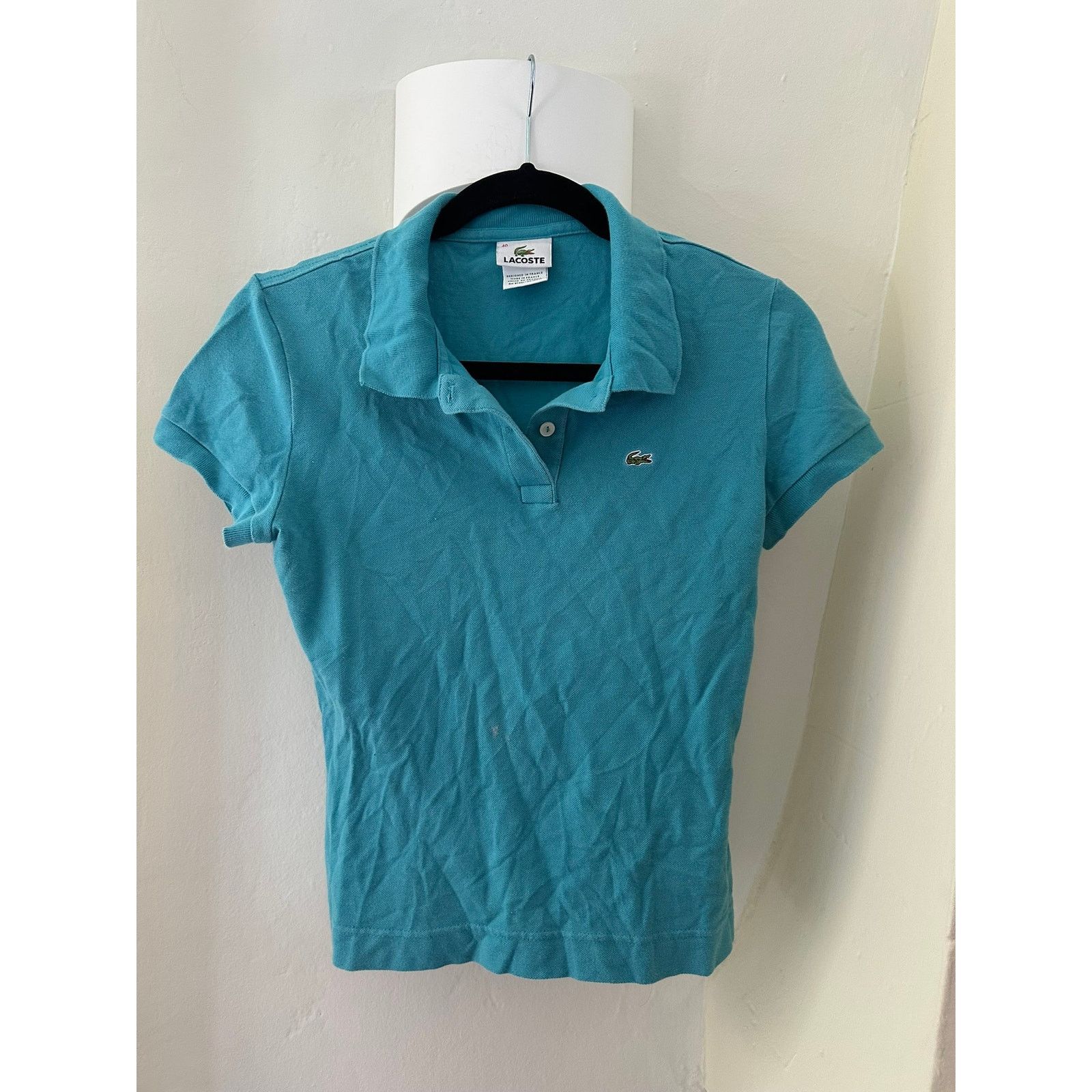 Lacoste Lacoste Women's Polo Shirt Blue 40 Size M / US 6-8 / IT 42-44 - 1 Thumbnail