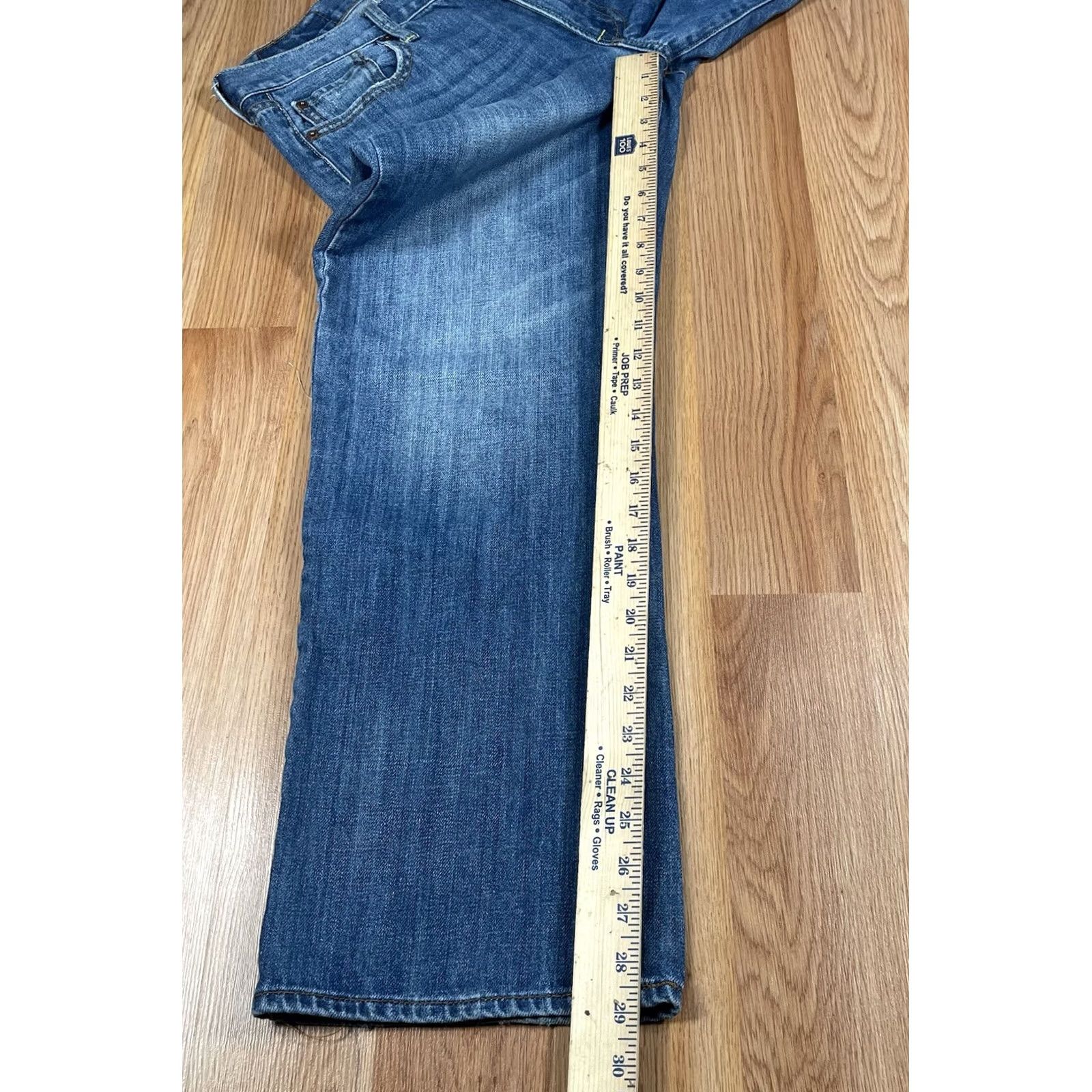 Lucky Brand Lucky Brand Jeans Mens 32Wx29L Straight Leg Fit Blue Denim Dungarees Long Pants Size US 32 / EU 48 - 6 Thumbnail