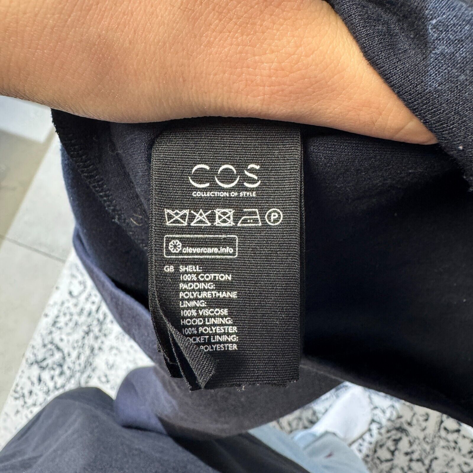 Cos × Vintage Vintage Cos Navy Cotton Blazer Jacket Size XS Y2K 90s Size US XS / EU 42 / 0 - 9 Thumbnail