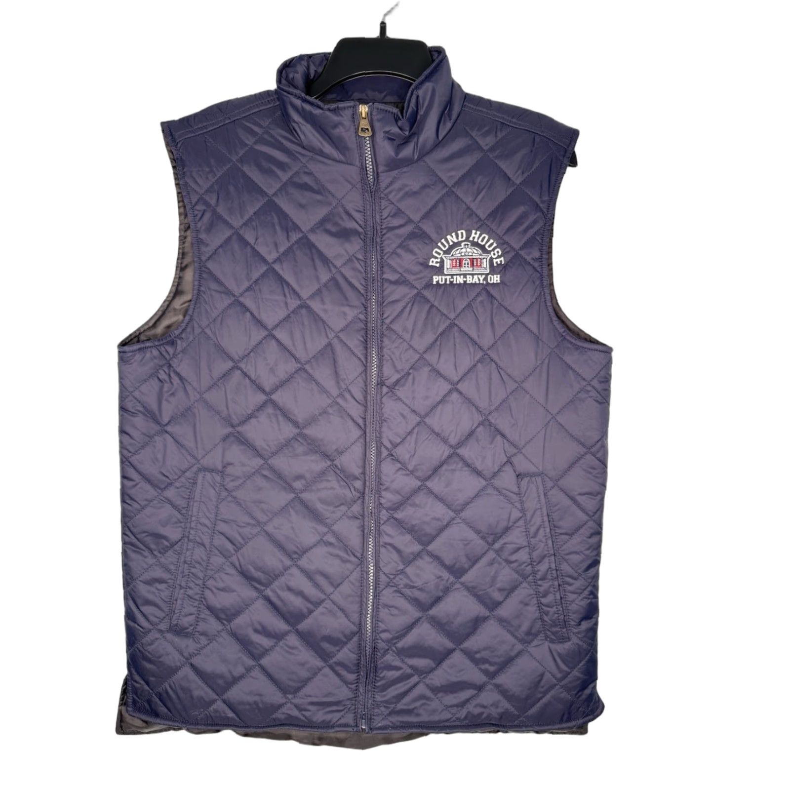 Weatherproof Weatherproof Vest Mens M Zip Quilted Blue Ohio Lake Erie Weatherproof Windbreaker Shirt? Size US M / EU 48-50 / 2 - 1 Thumbnail