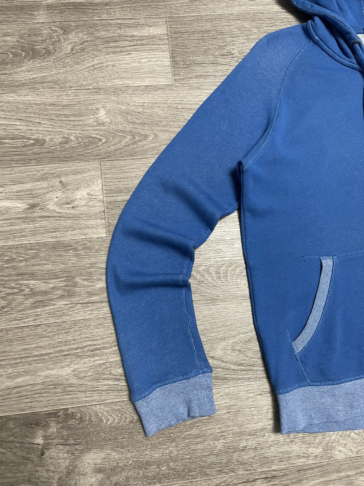 Armani Vintage Armani Jeans Blue Logo Zip-Up Hoodie Size US M / EU 48-50 / 2 - 4 Thumbnail