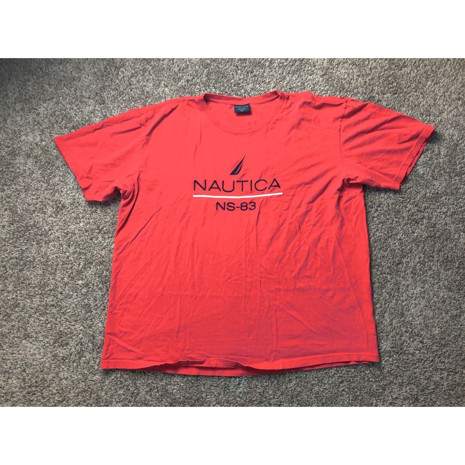 Nautica Nautica Shirt Adult Mens 2XL XXL Red Black Embroidered Size US XXL / EU 58 / 5 - 1 Thumbnail