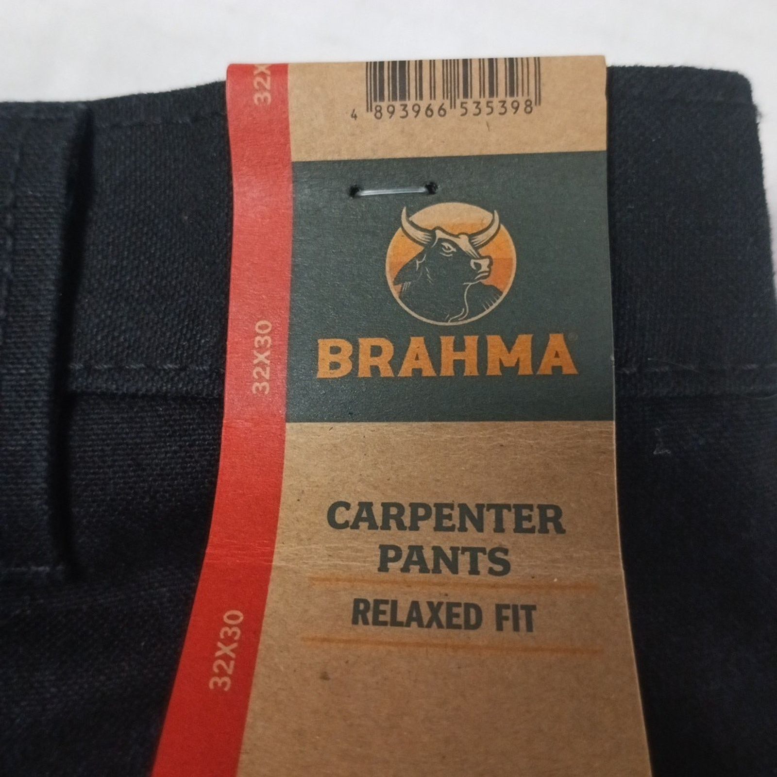Other Brahma Work Carpenter Pants Men Size 32x30 Black Relaxed Fit Size US 32 / EU 48 - 2 Thumbnail