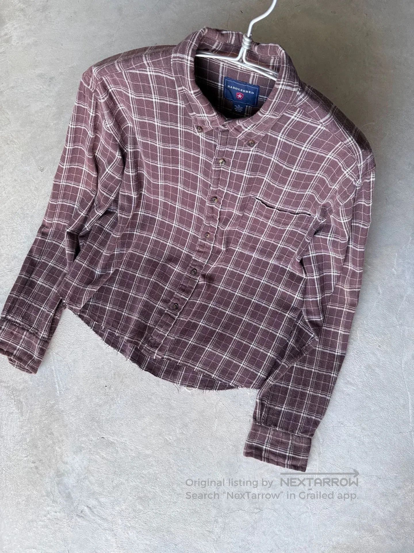 Vintage Vintage 90s Saddlebred Plaid Shirt. Size US XL / EU 56 / 4 - 8 Thumbnail