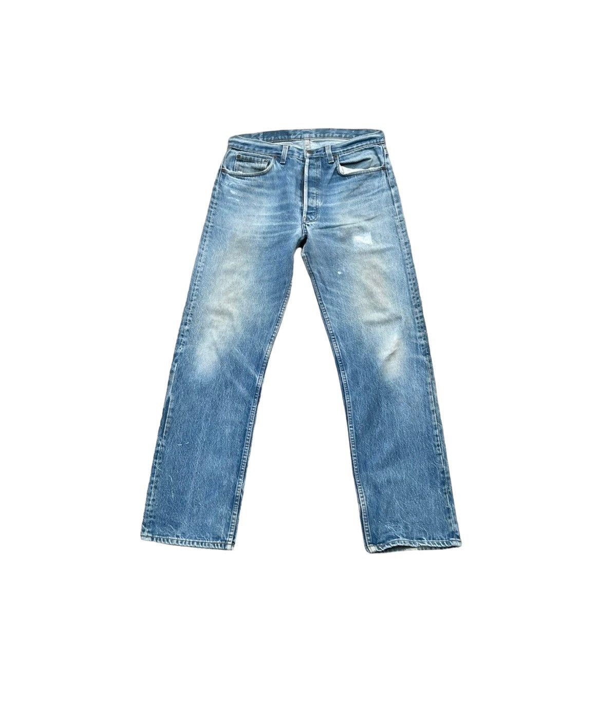 Levi's Vintage Levi’s 501 1987 Usa Aging Rework Zigzag Size US 33 - 1 Thumbnail