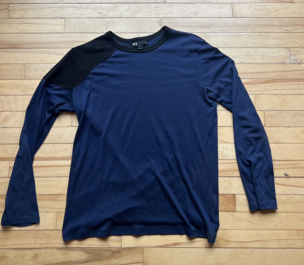 Vintage y-3 navy longsleeve size L