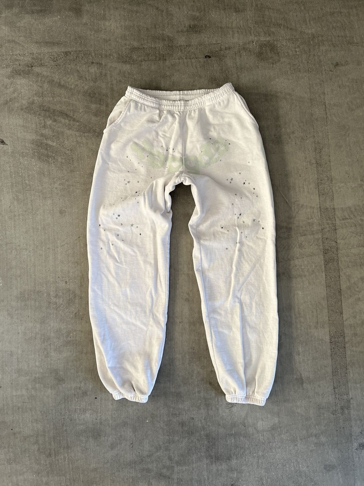 Sp5der Spider worldwide パンツ　ホワイト Eggshells Sp5der pants | Depop