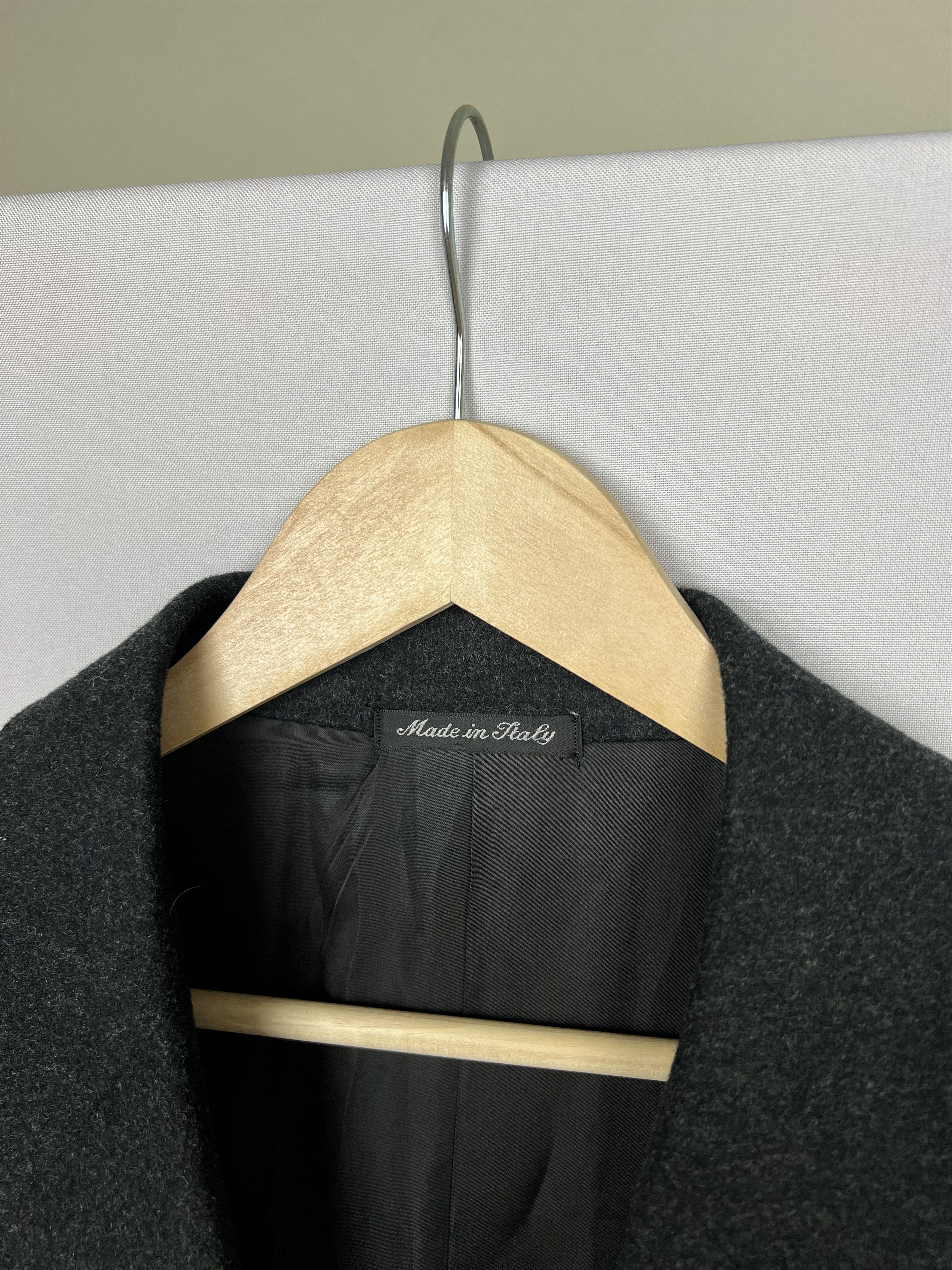 Pal Zileri x Loro Piana Pure Superfine Wool Solid Relaxed Overcoat Size US XL / EU 56 / 4 - 10 Thumbnail