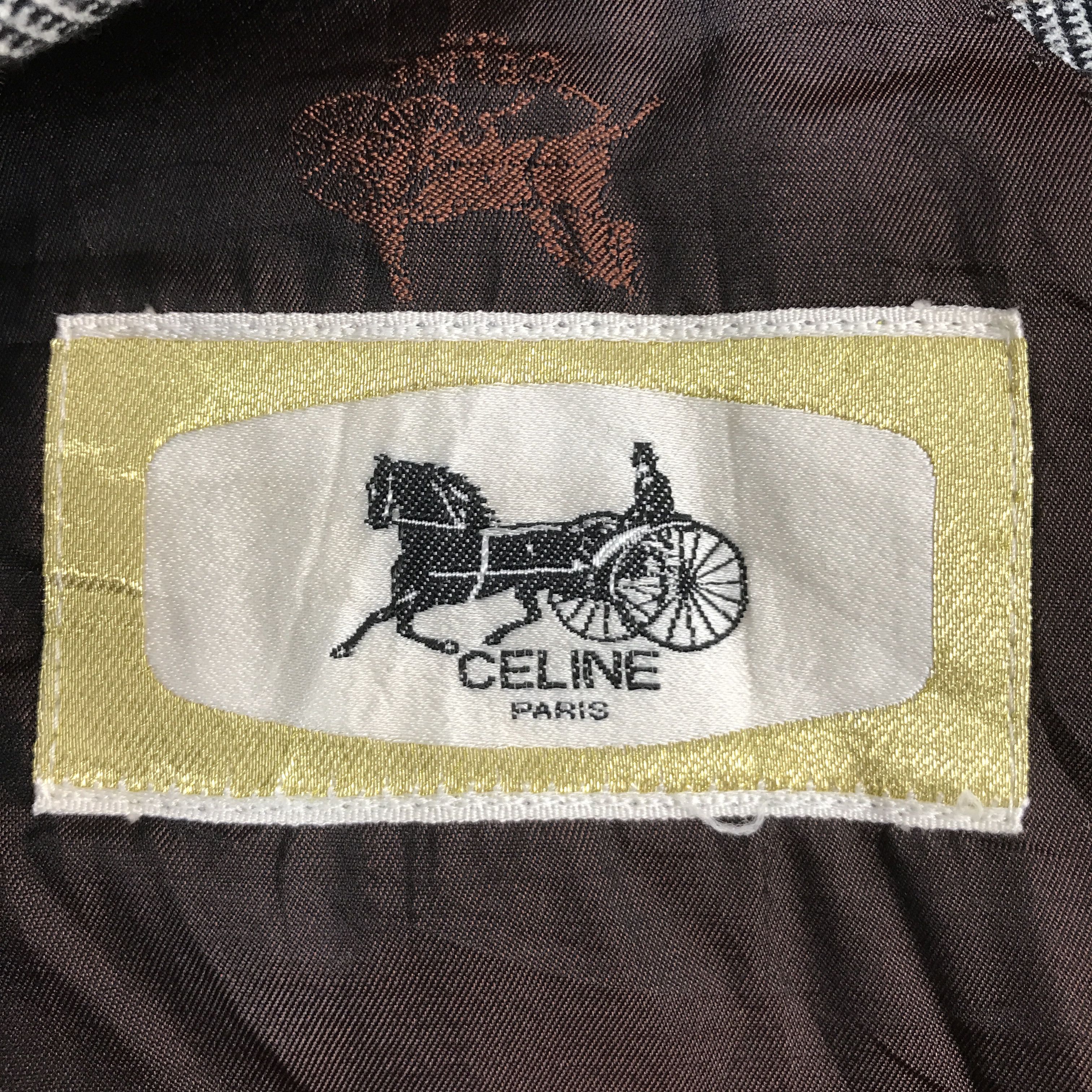 Celine CELINE FLANNEL BLAZER CLASSIC DESIGN COAT JACKET Size US L / EU 52-54 / 3 - 11 Thumbnail