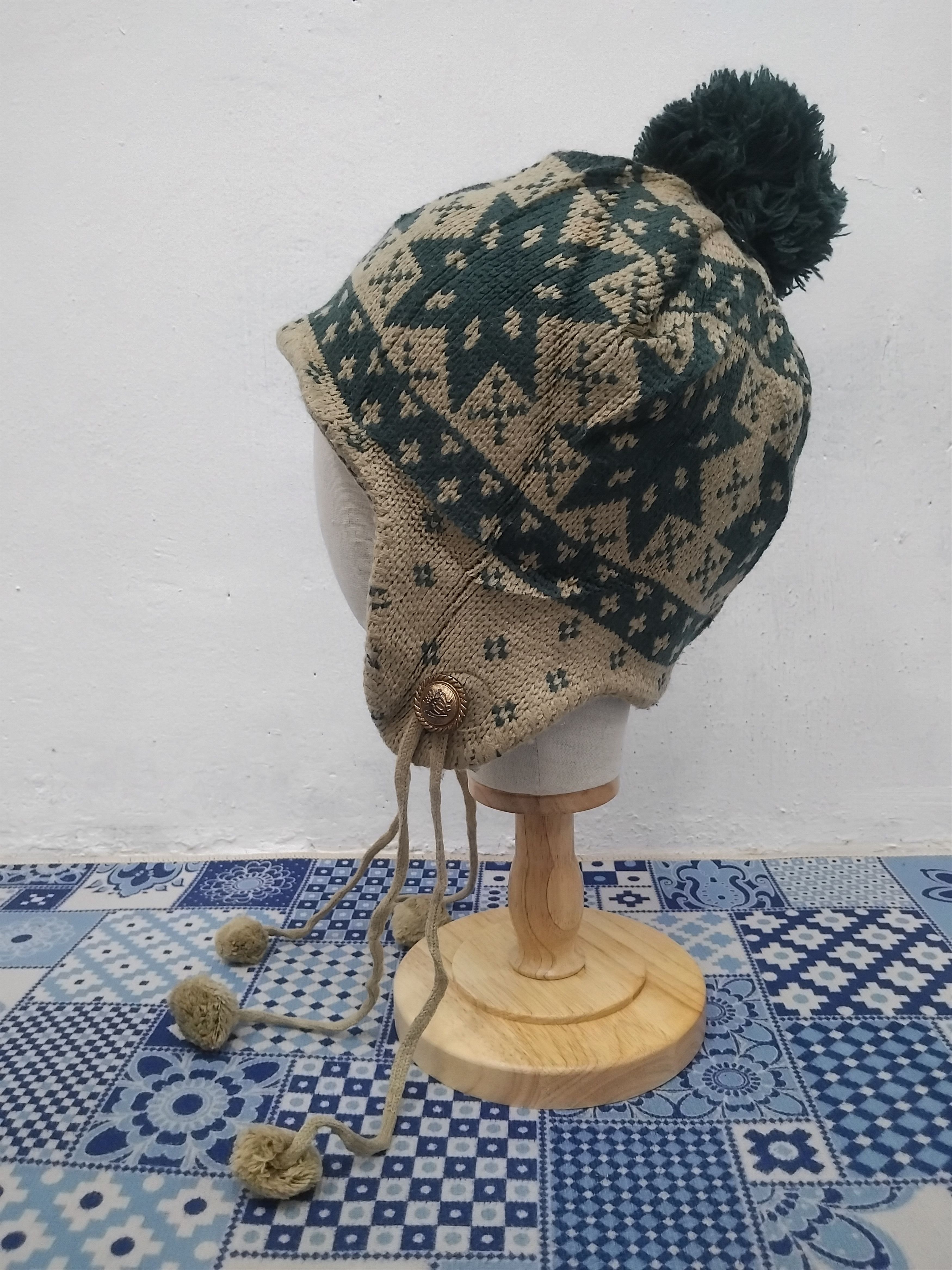 Japanese Brand 💥Ear flat punk rock music style beanie Size ONE SIZE - 4 Thumbnail