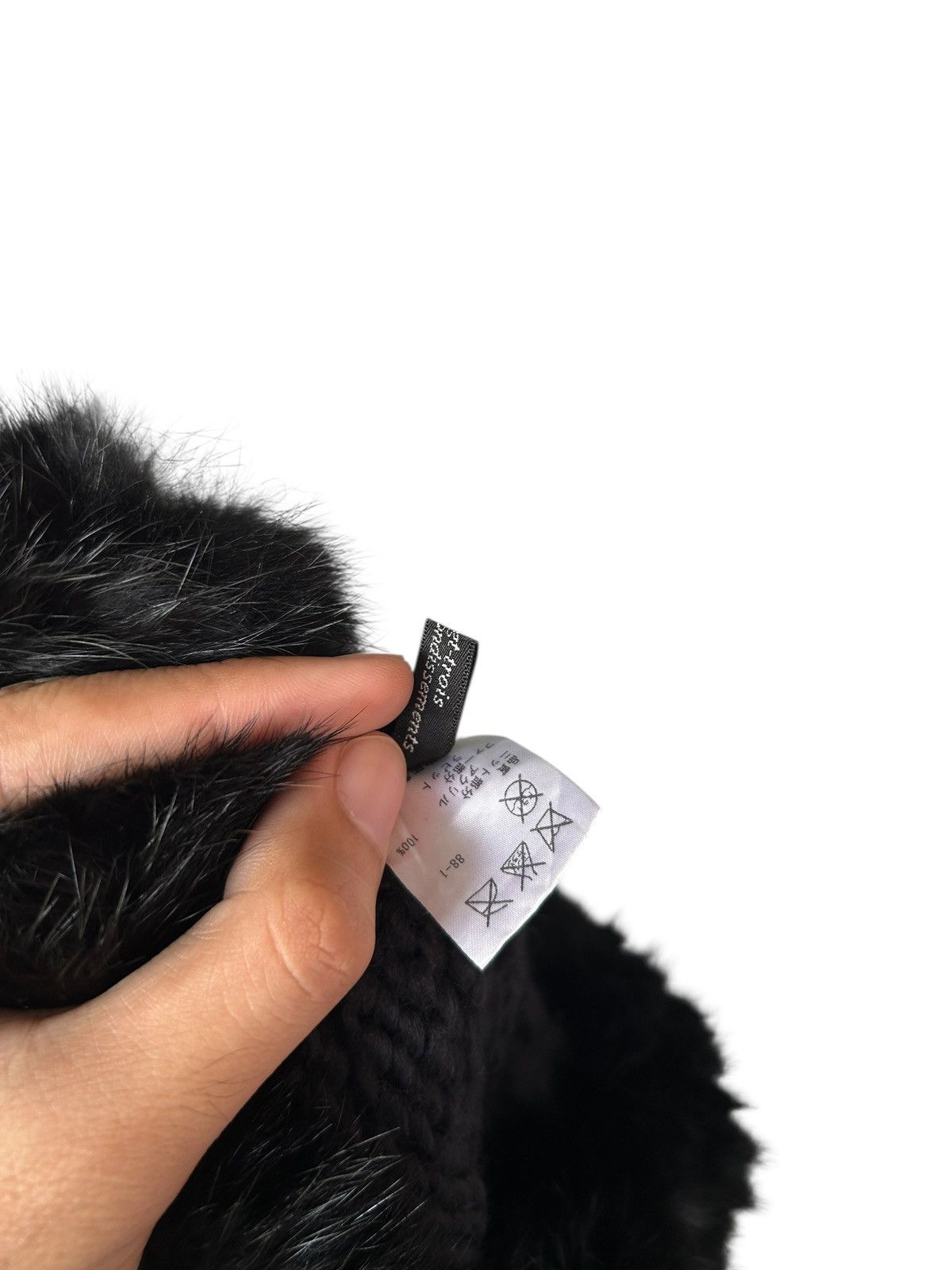 Japanese Brand Mohawk Japanese Punk Bondage Fur Hairy Beanie Hats Size ONE SIZE - 6 Thumbnail