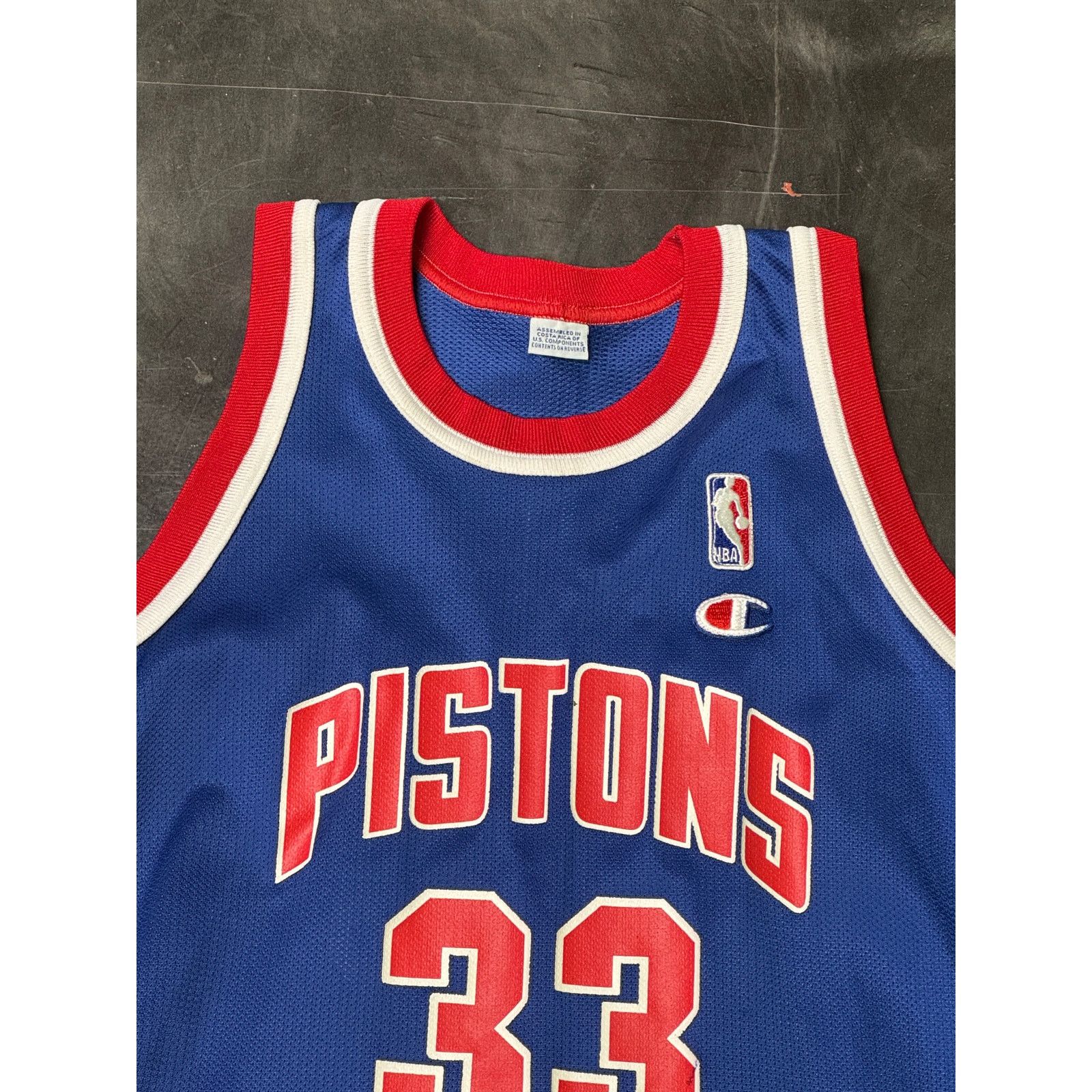 Champion Pistons Hill #33 jersey Size US M / EU 48-50 / 2 - 4 Thumbnail
