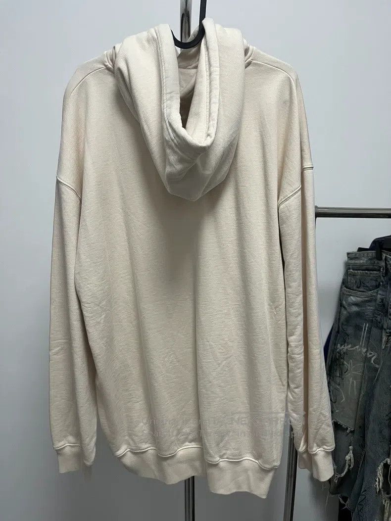 Balenciaga Balenciaga Beige Double Logo Hooded Sweatshirt Size US M / EU 48-50 / 2 - 2 Thumbnail
