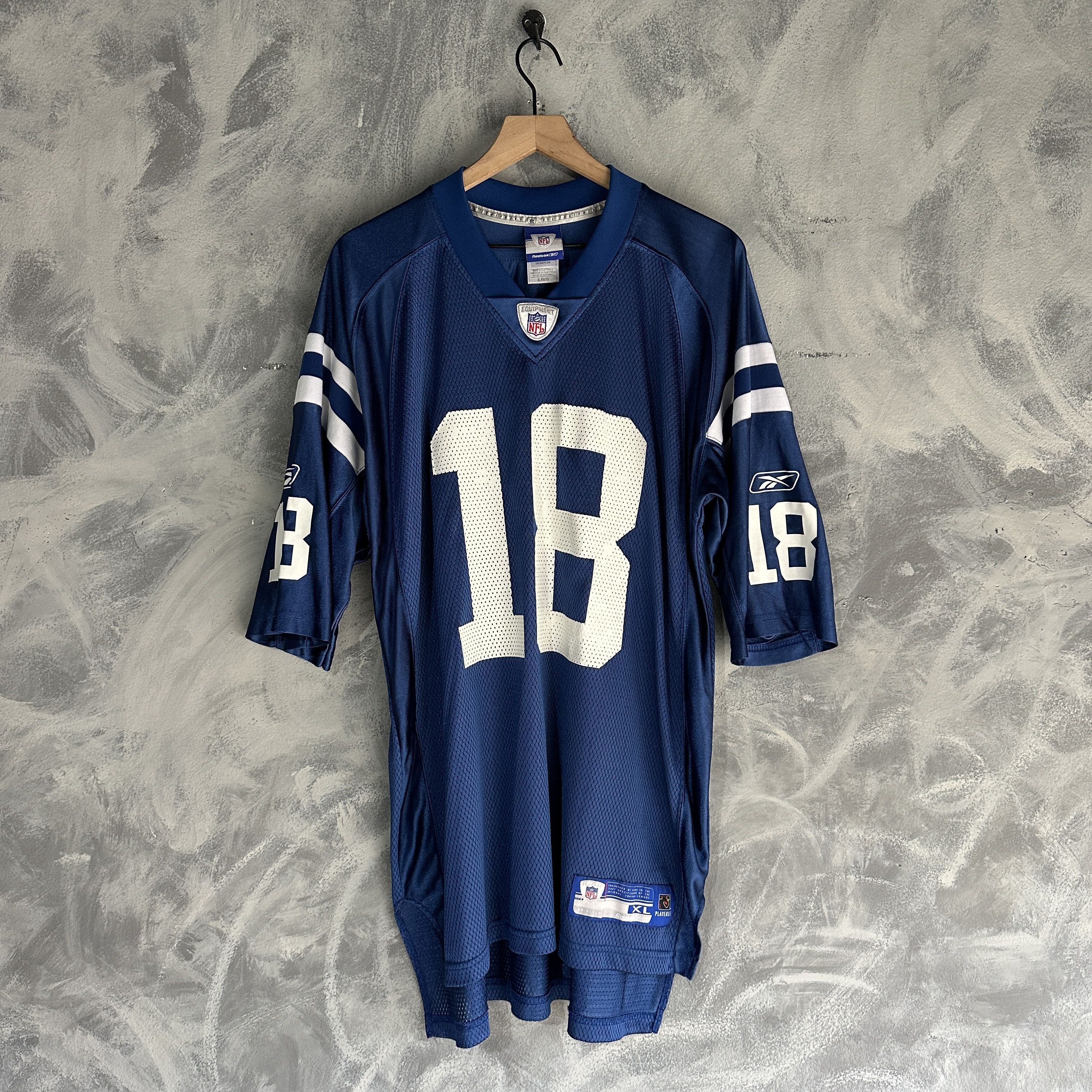 Reebok Vintage Indianapolis Colts Jersey XL Peyton Manning Mens Size US XL / EU 56 / 4 - 3 Thumbnail