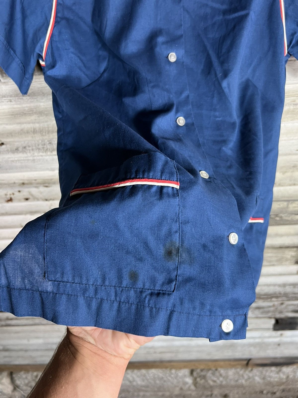 Vintage Vintage 70s Bowling Shirt Size US S / EU 44-46 / 1 - 5 Thumbnail