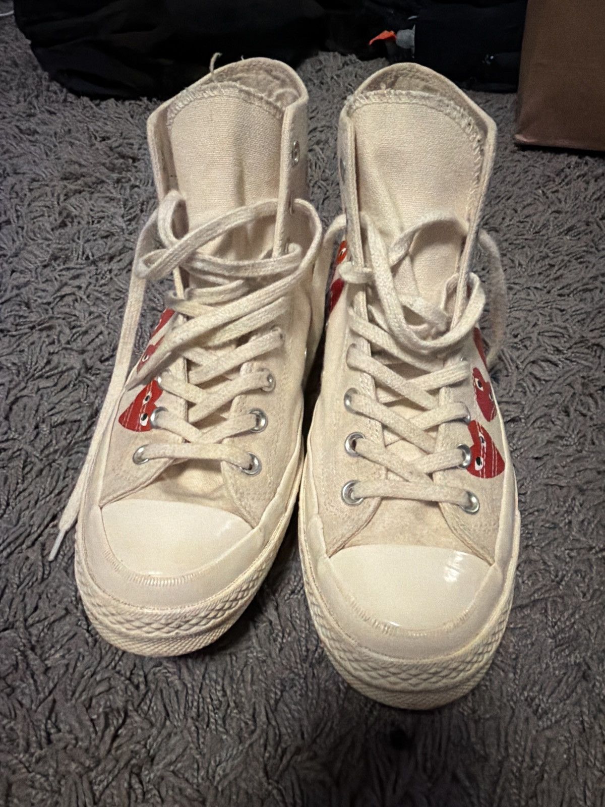 Comme des Garcons PLAY × Converse CDG Converse Chuck Taylor All Star 70 Hi Size US 9 / EU 42 - 4 Thumbnail