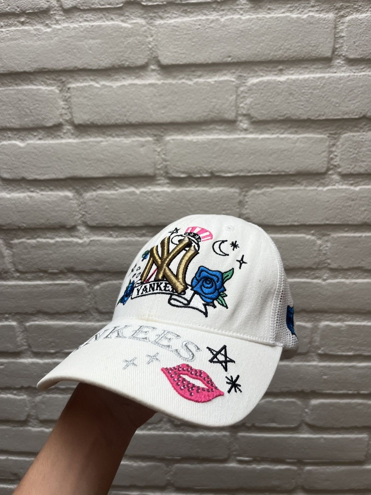 New York Yankees Yankees hat cap mlb korea y2k sport vintage baseball Size ONE SIZE - 2 Thumbnail