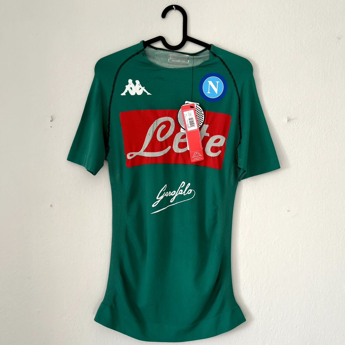 Kappa 2017 2018 Napoli Game Issue Compression Kappa Soccer Jersey Size US XL / EU 56 / 4 - 2 Thumbnail