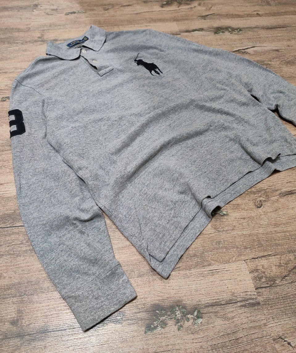 Polo Ralph Lauren Polo Ralph Lauren Anthracite long sleeve polo shirt M size Size US M / EU 48-50 / 2 - 2 Thumbnail