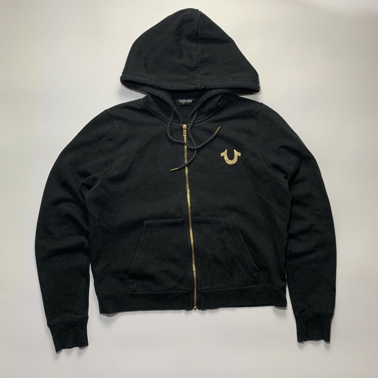 Other Y2K True Religion Cropped Zip Up Hoodie Size M / US 6-8 / IT 42-44 - 4 Thumbnail