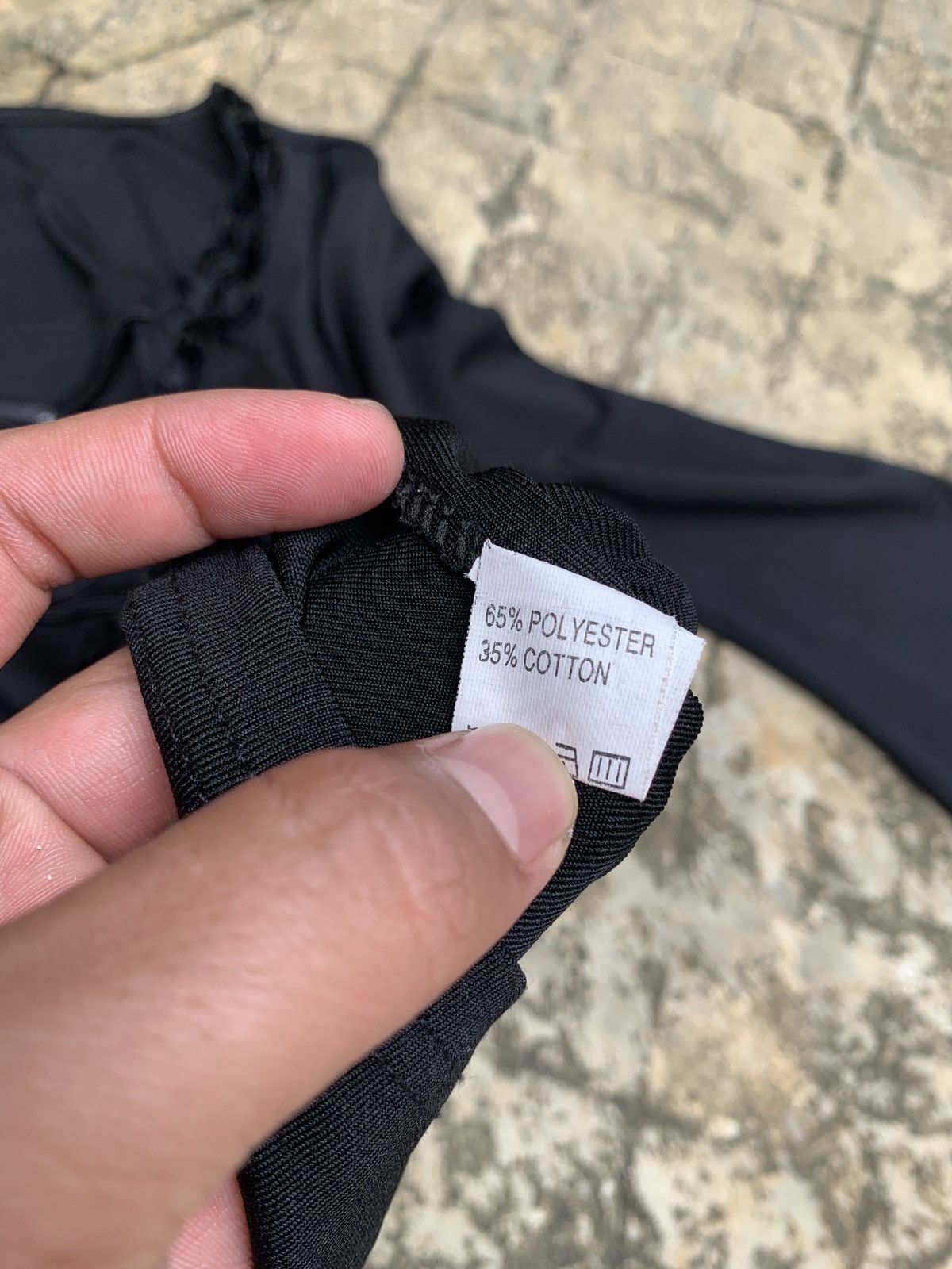 If Six Was Nine × Japanese Brand y2k Black Bondage Lace Mesh Top Size M / US 6-8 / IT 42-44 - 8 Thumbnail