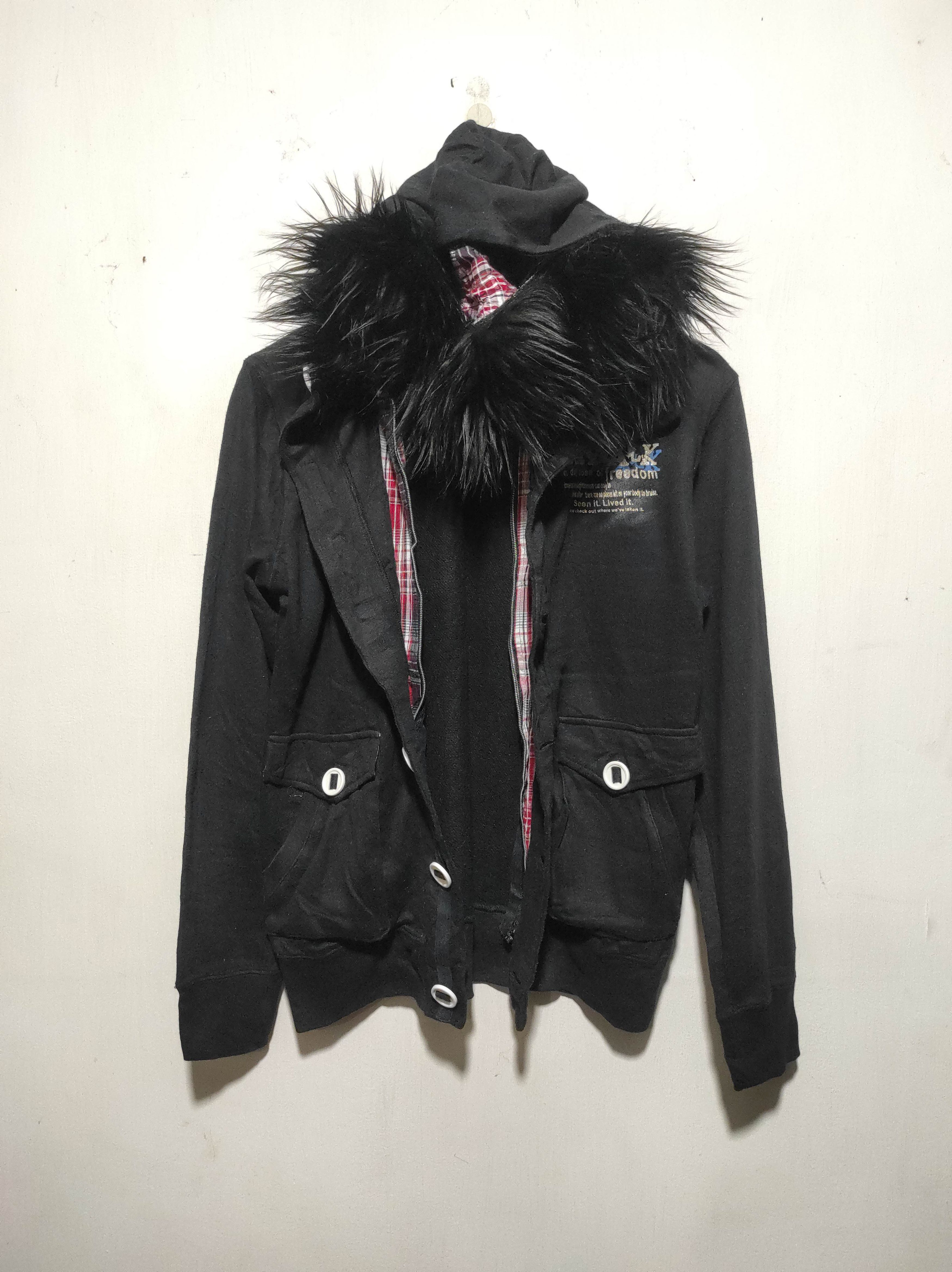 Hysteric Glamour Airwalk double layer Zipper Fur Hoodie i6w9 Lgb Style Size US M / EU 48-50 / 2 - 3 Thumbnail