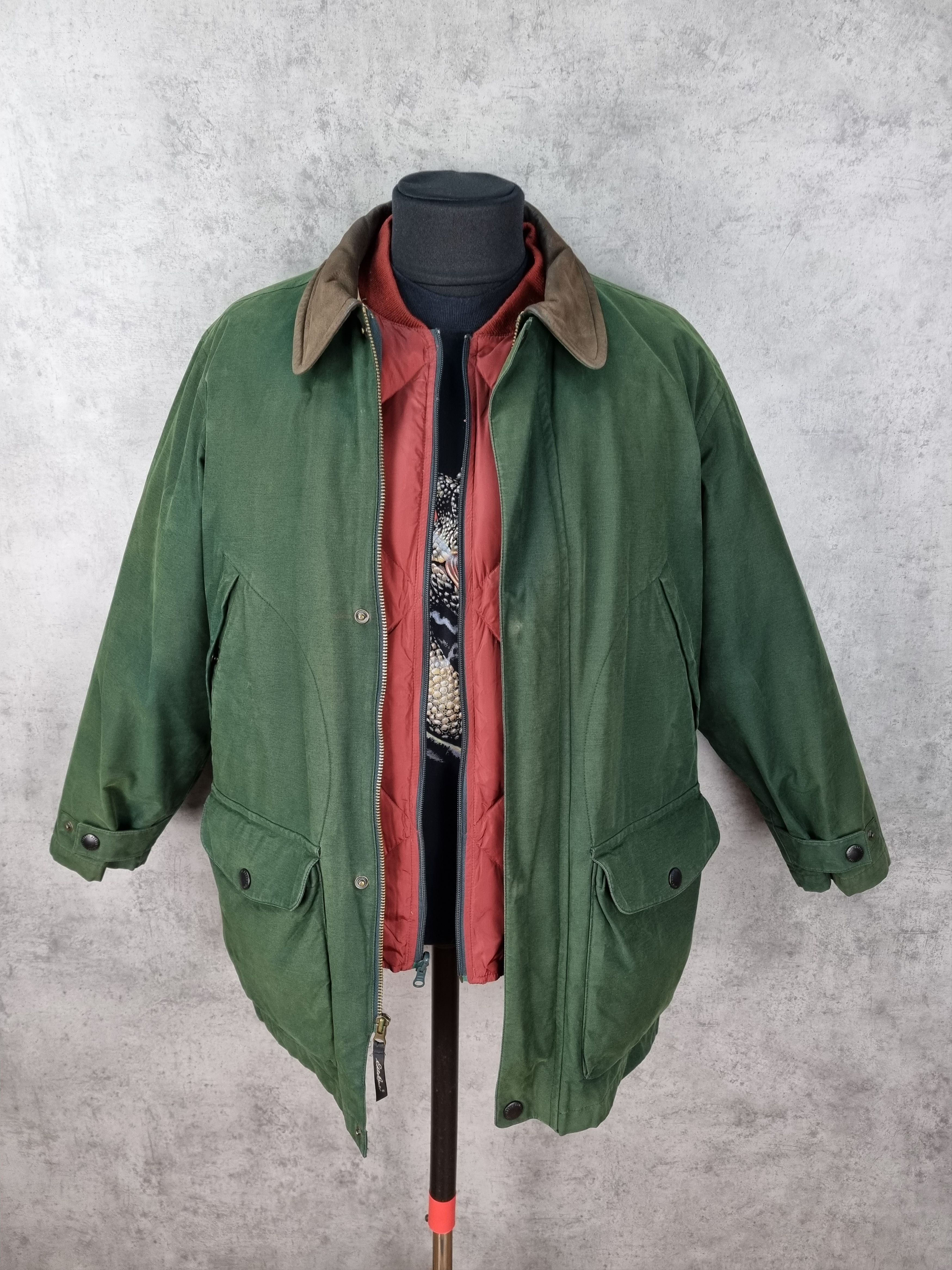 Eddie Bauer × Vintage 90s 2in1 Hunting Edie Bauer Down Rain Jacket Size US M / EU 48-50 / 2 - 16 Thumbnail