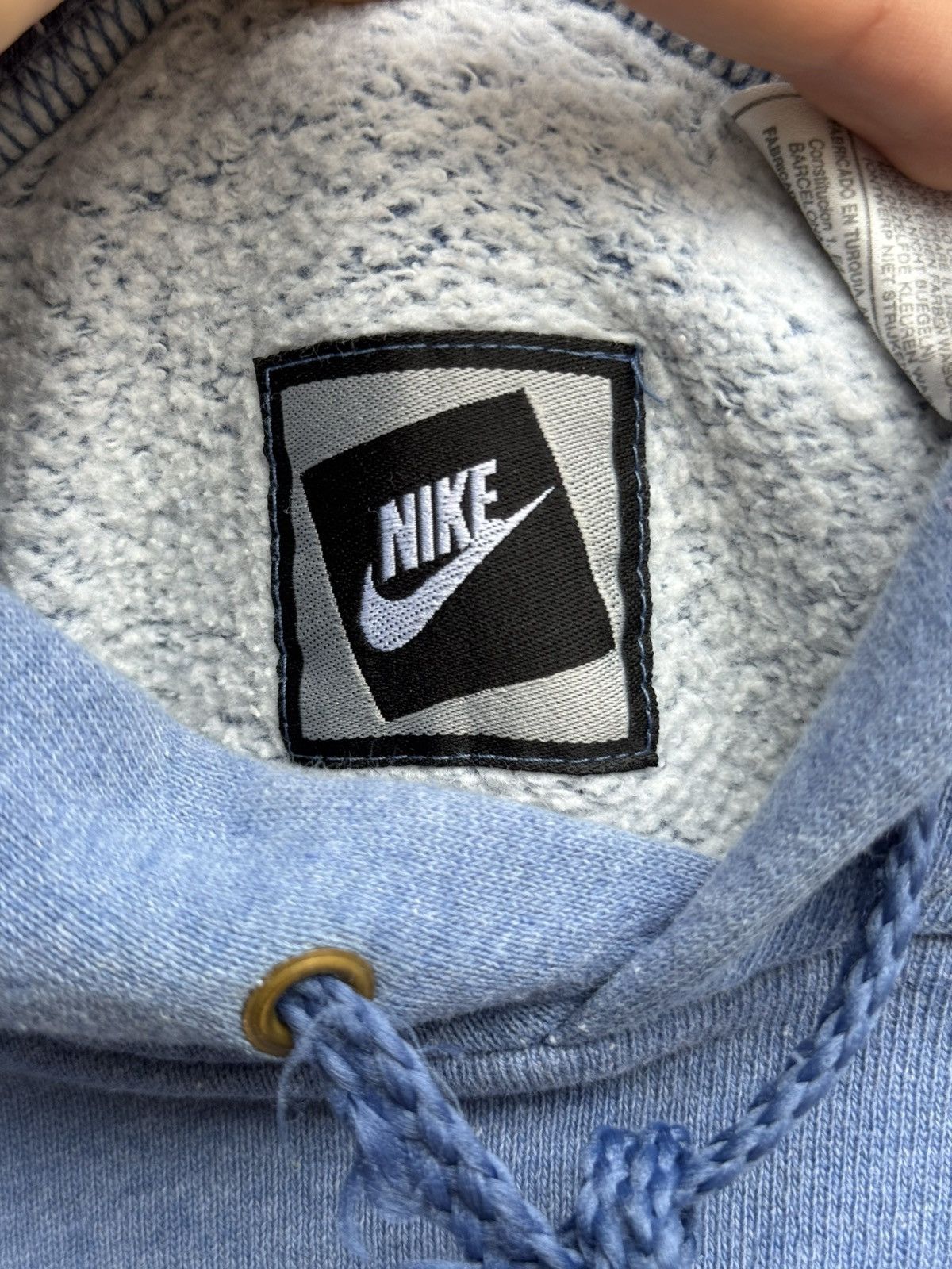 Nike Vintage Baby Blue Nike Hoodie Size US L / EU 52-54 / 3 - 9 Thumbnail
