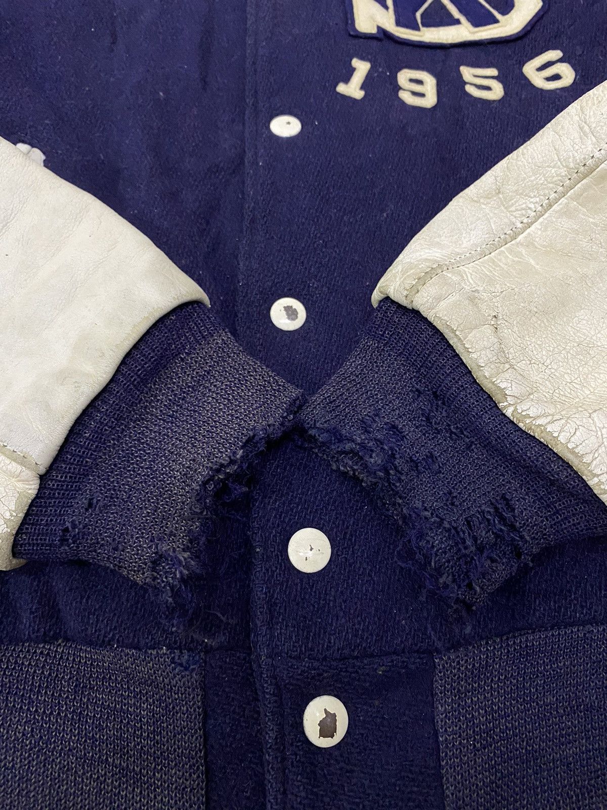 Vintage Vintage SK warriors distressed varsity jacket Size US M / EU 48-50 / 2 - 8 Thumbnail