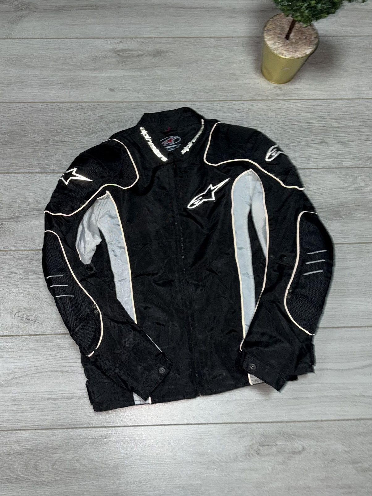 Alpinestars Alpinestars vintage racing moto protection jacket big logo Size US M / EU 48-50 / 2 - 1 Thumbnail