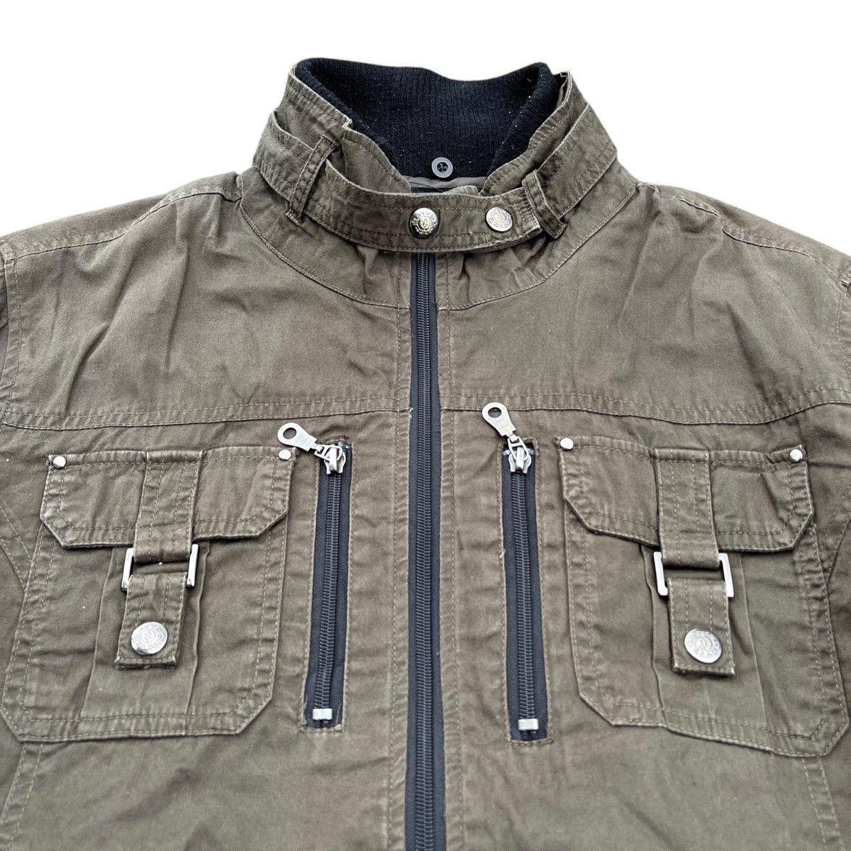 If Six Was Nine × Japanese Brand × Le Grande Bleu (L.G.B.) 2000s Bareback Realdress Bondage Gothic Lgb Goa Bono Jacket Size US L / EU 52-54 / 3 - 5 Thumbnail