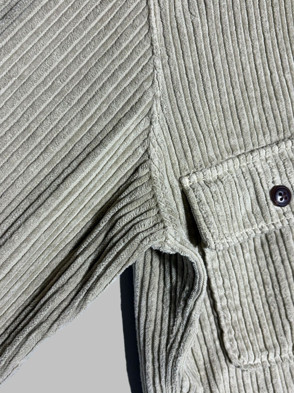 Tintoria Mattei Tintoria Mattei 954 Long Sleeve Corduroy Shirt Luxury Size US M / EU 48-50 / 2 - 11 Thumbnail