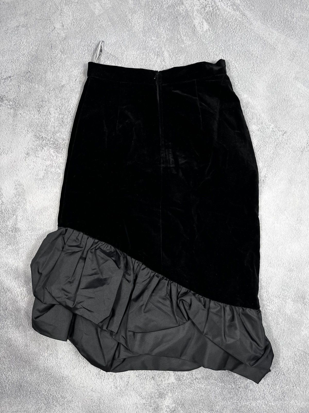 Other Vintage Y2K Velour asymmetric midi skirt opium size 36 Size 25" / US 0 / IT 36 - 1 Thumbnail
