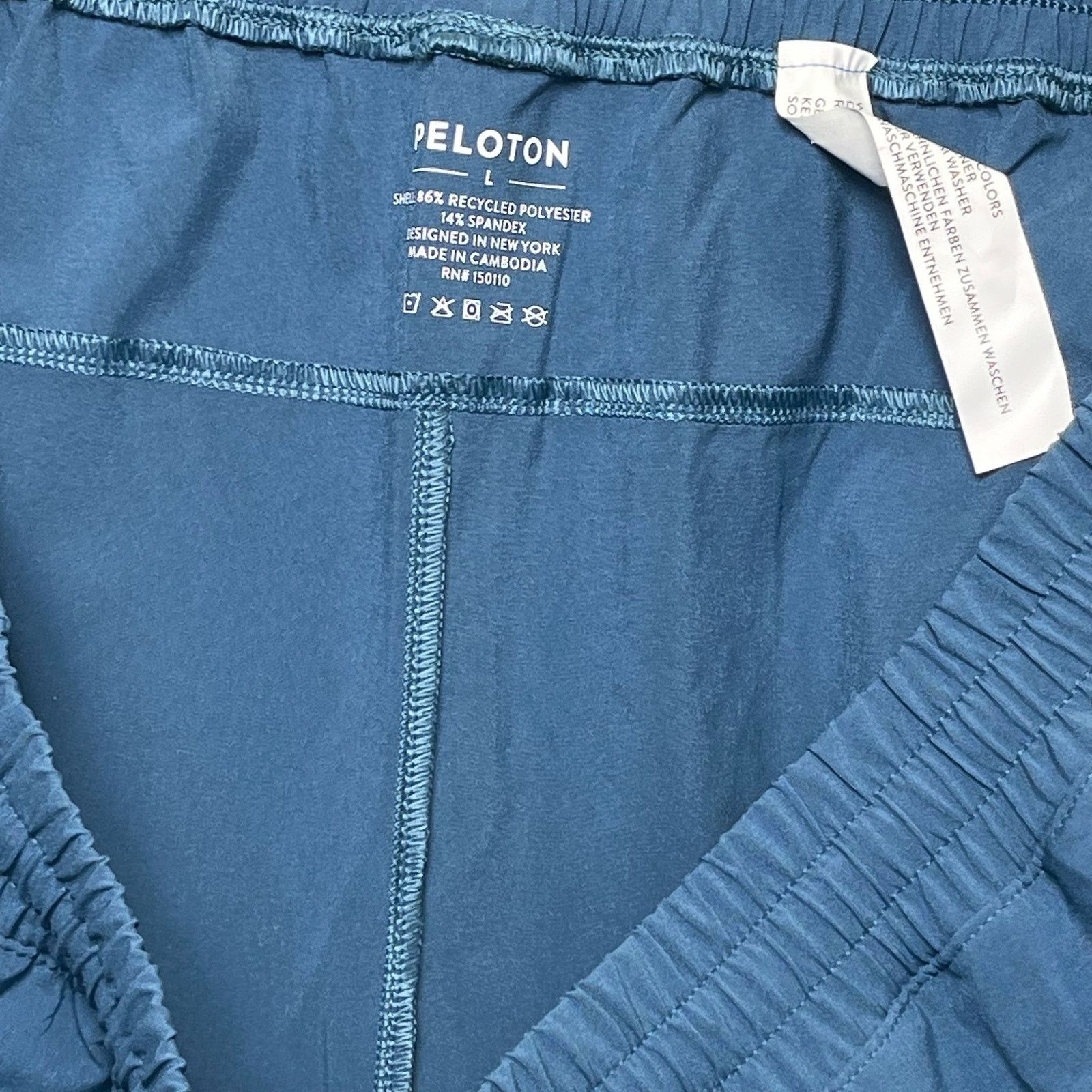 Peloton Peloton Sessions 8” Unlined Resistance Shorts Blue Large Size US 32 / EU 48 - 6 Thumbnail