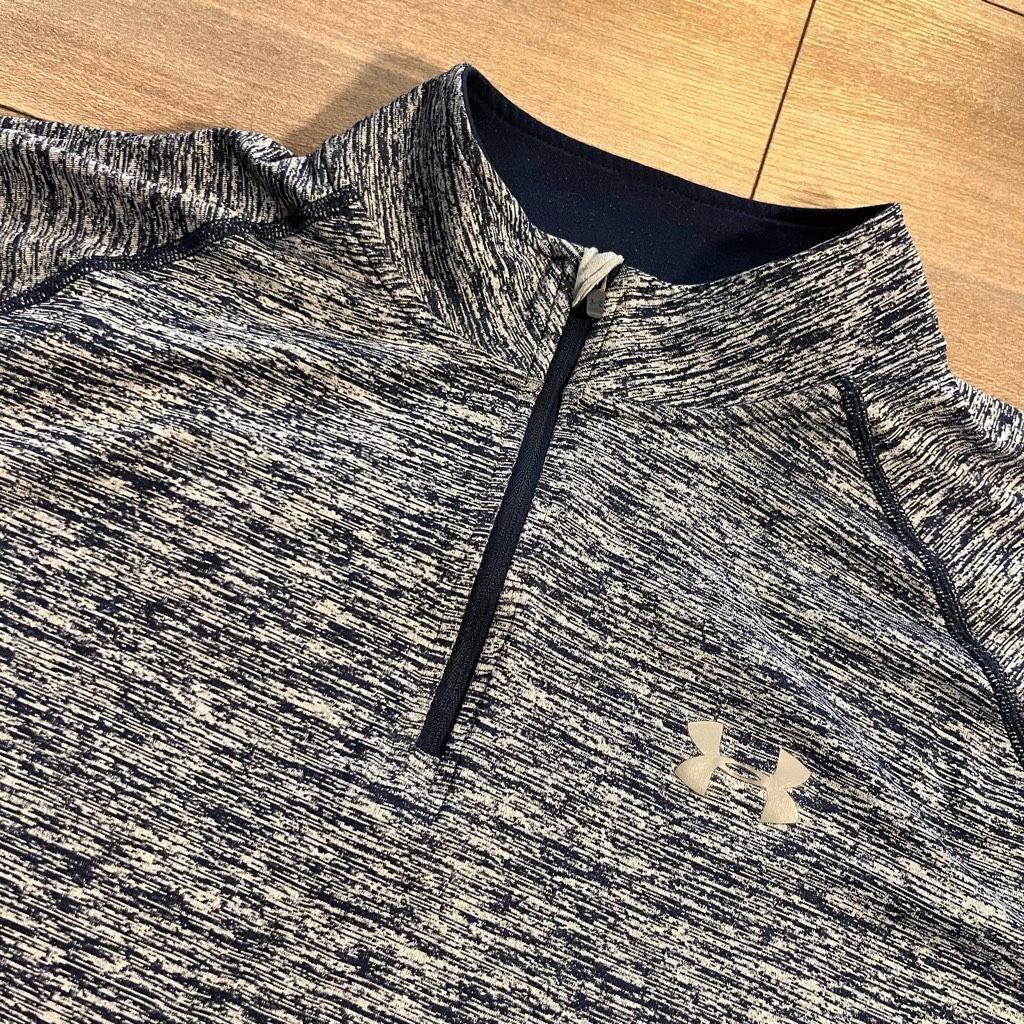 Under Armour Under Armour Blue Athletic Quarterzip Jacket Men Large Bin G Size US L / EU 52-54 / 3 - 2 Thumbnail