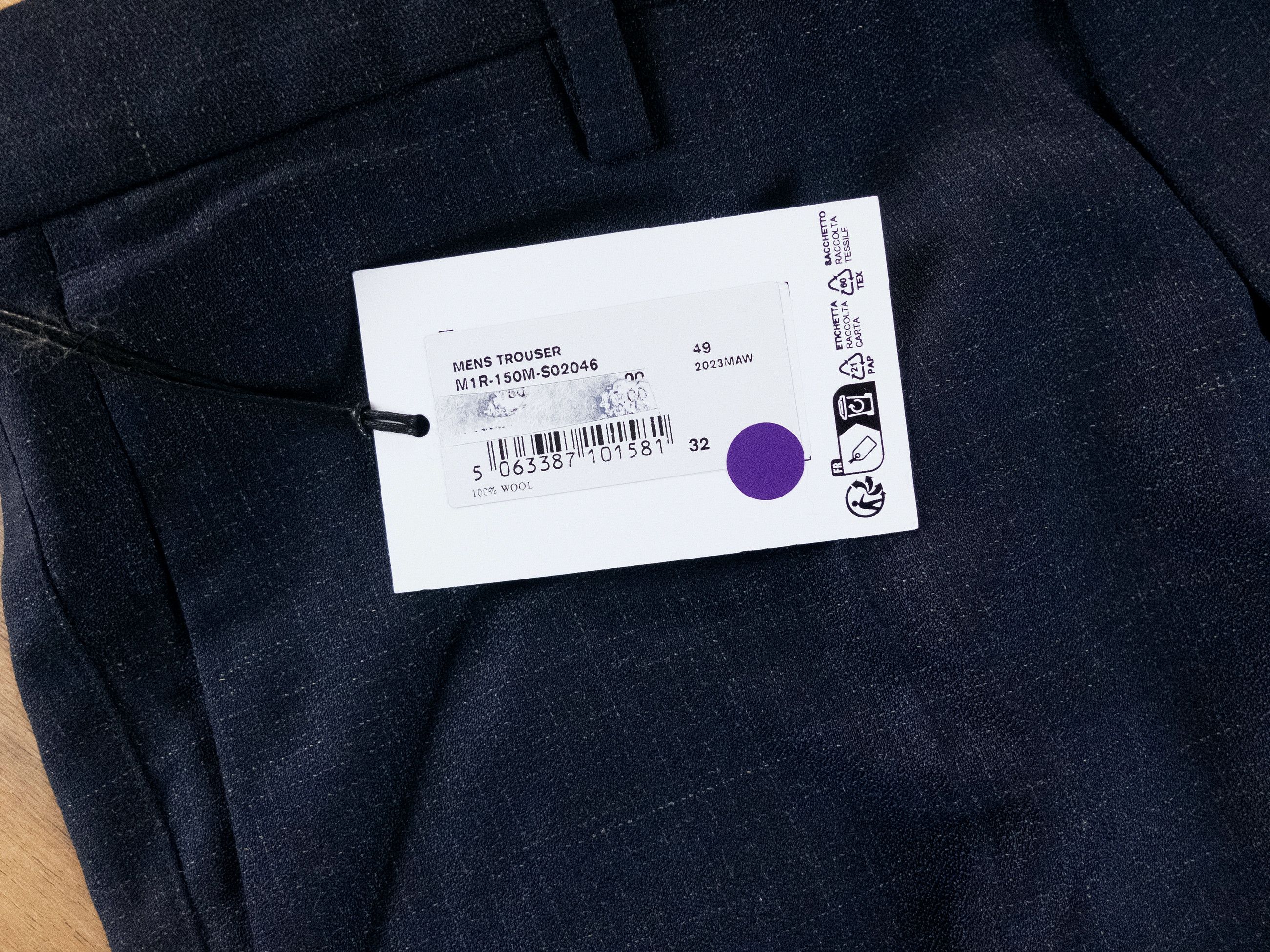 Paul Smith PAUL SMITH mainline navy blue wool dress pants Size 32 Size US 32 / EU 48 - 3 Thumbnail