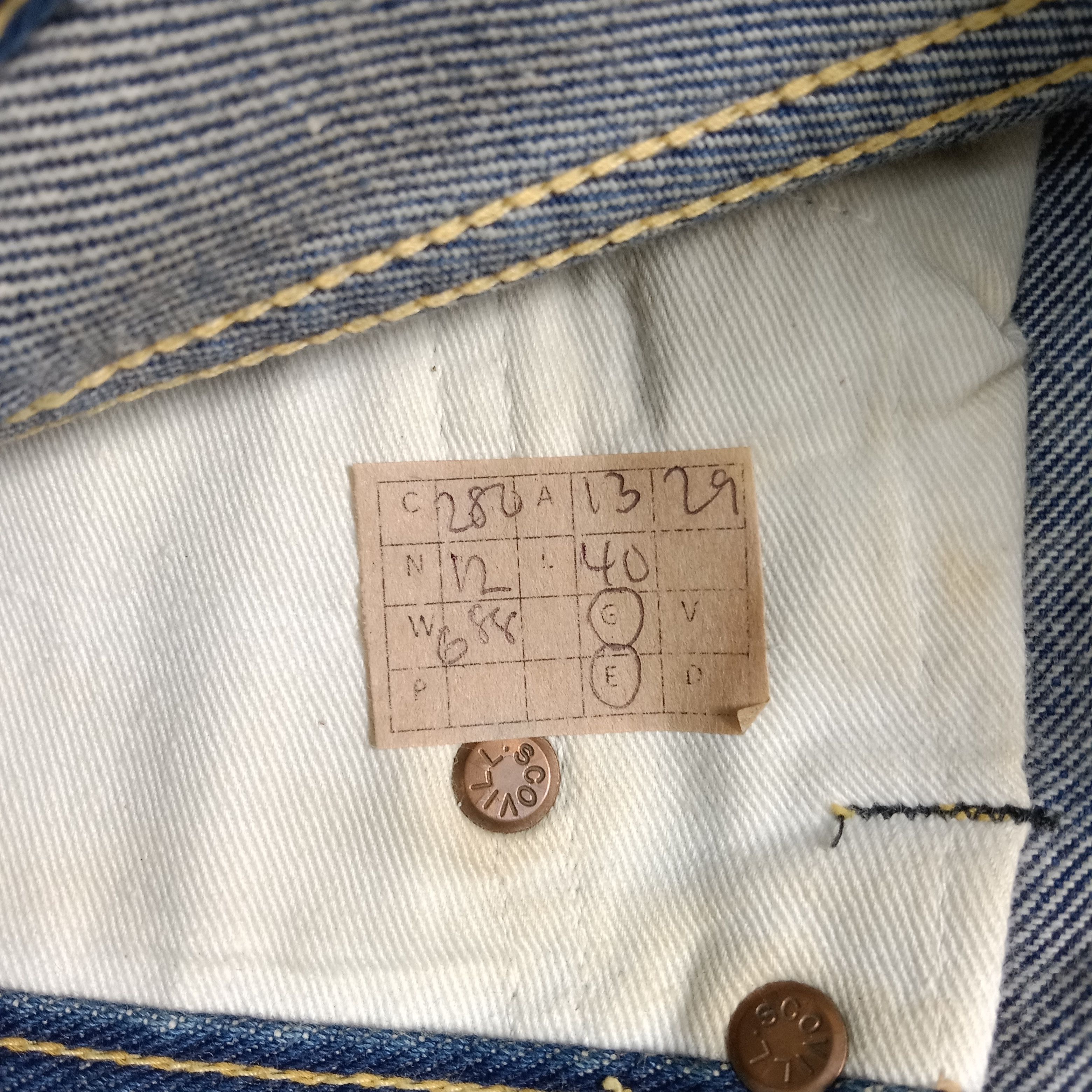Evisu Evisu Japanese Daicock Custom Denim Jeans C280N12 Size US 26 / EU 42 - 13 Thumbnail