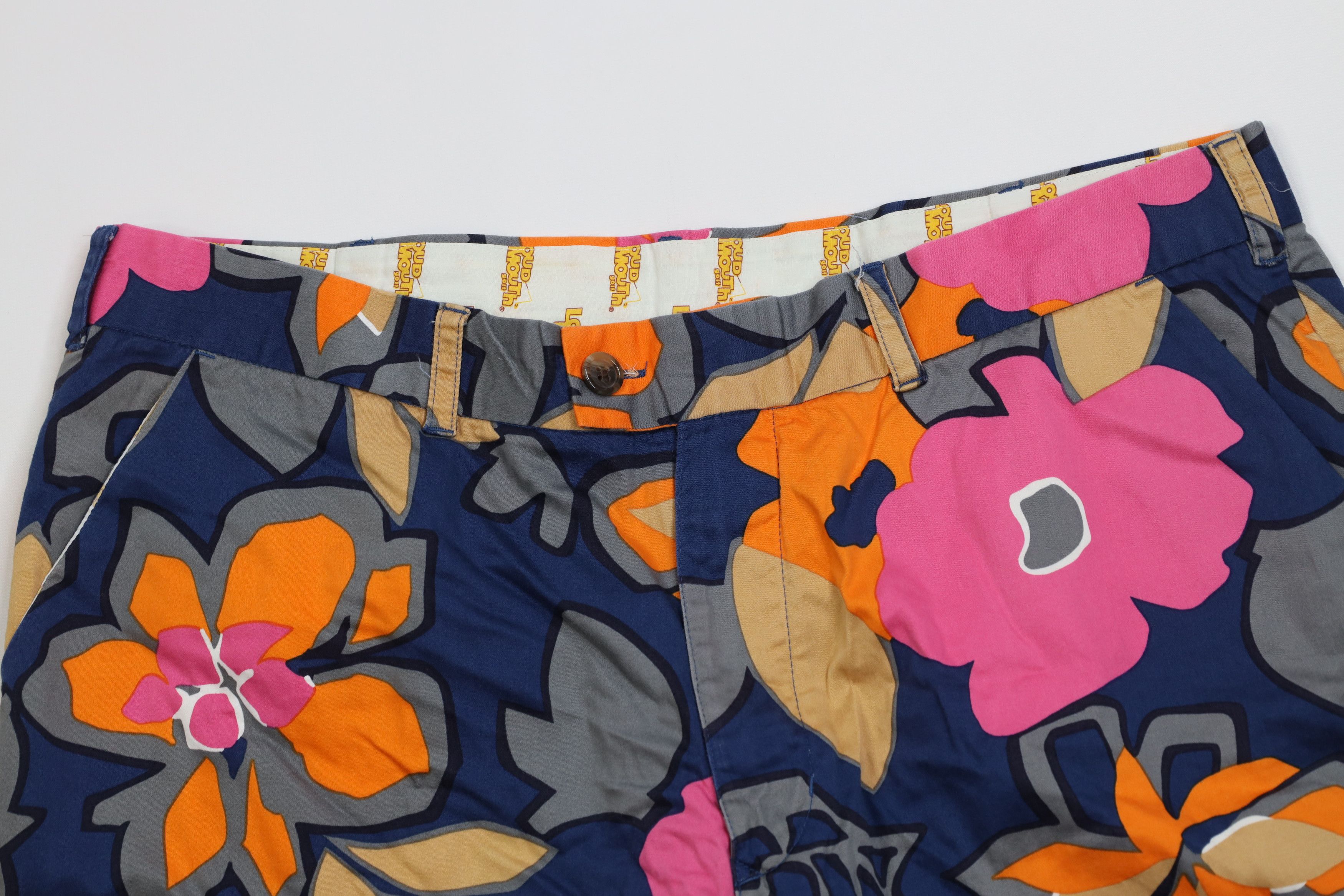 Vintage Loudmouth Golf Stretch All Over Print Golfing Chino Shorts Size US 38 / EU 54 - 2 Thumbnail