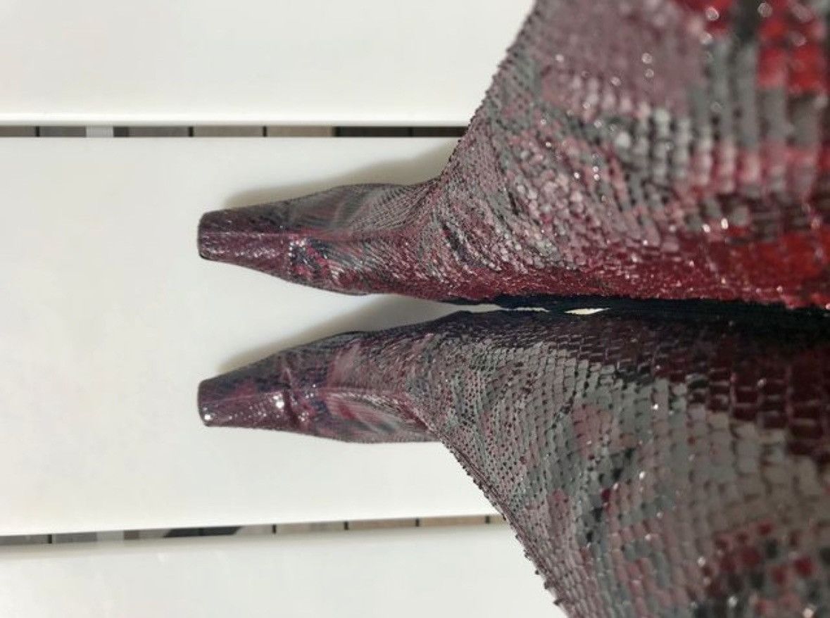Other Pura Lopez snake skin leather boots 41 Size US 10 / IT 40 - 7 Thumbnail