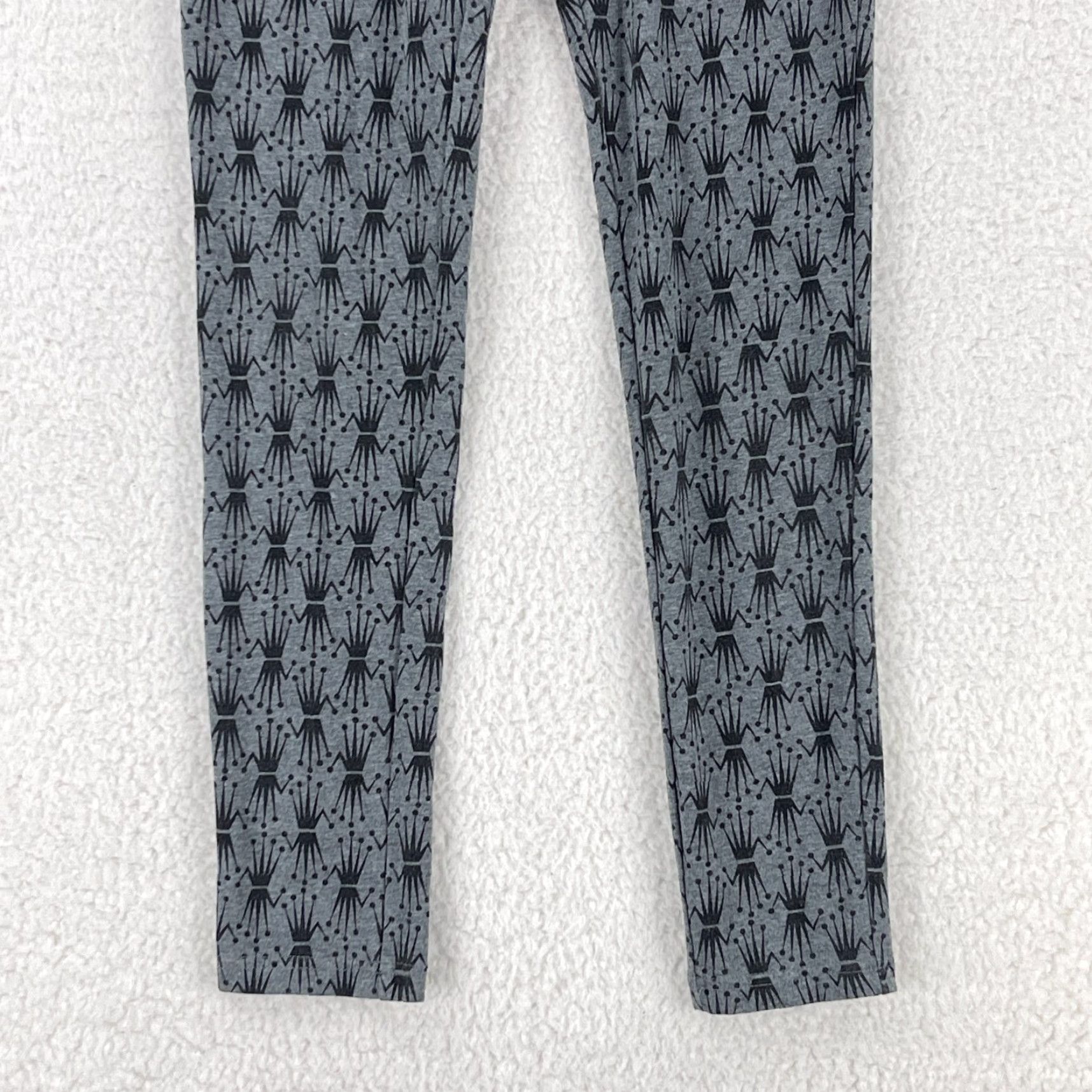Logo 7 Stussy Black Pull On Logo Legging Pants Womens Small Elastic Waist Stretch Size 28" / US 6 / IT 42 - 3 Thumbnail