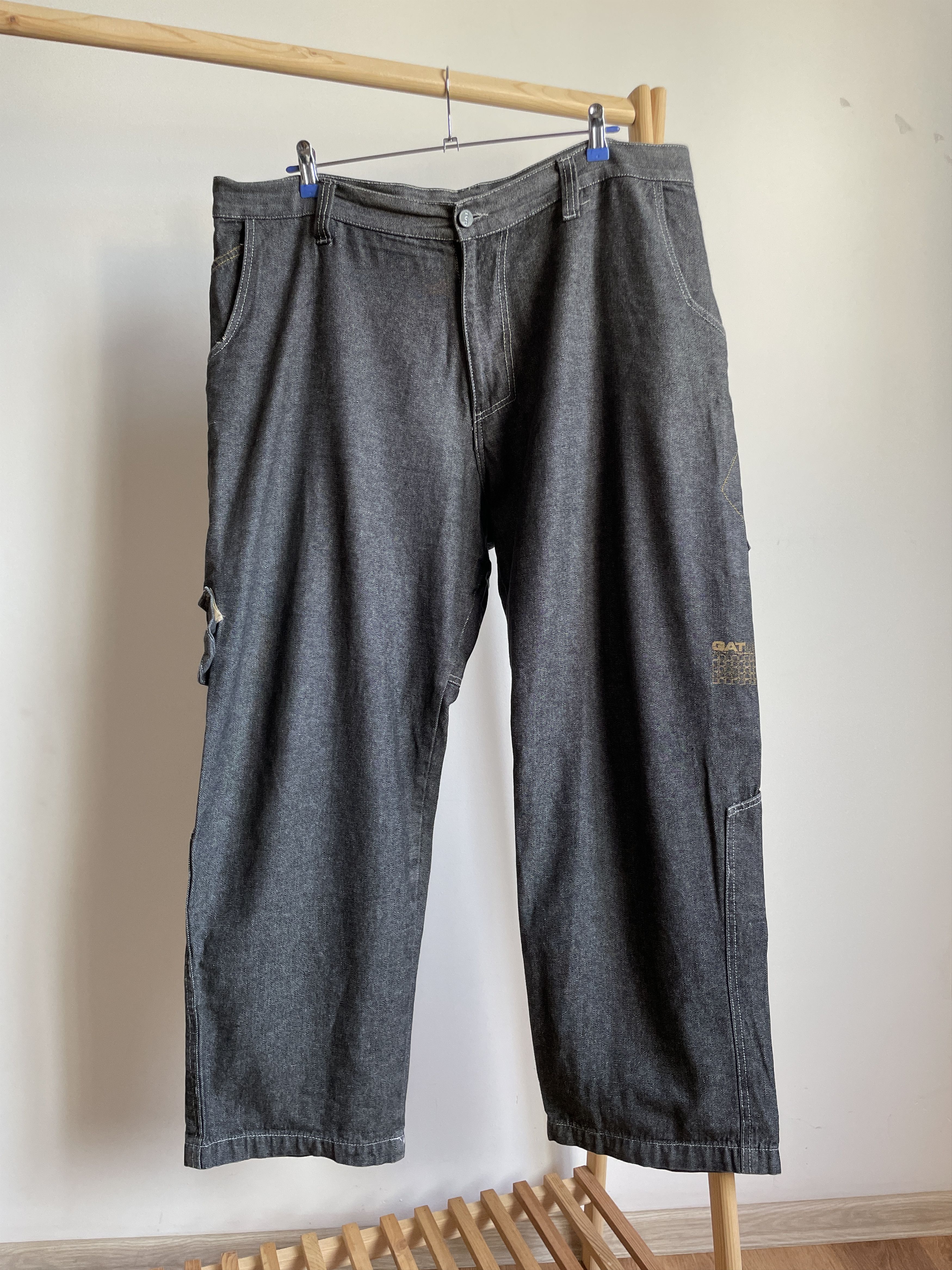 Other Gat Jeans Vintage 90's Made in USA Wide Leg Baggy Denim Size US 38 / EU 54 - 3 Thumbnail