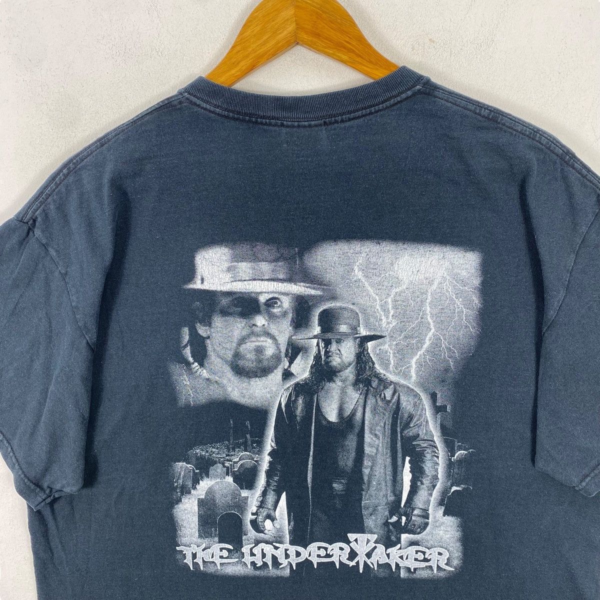 WWF Vintage 90's THE UNDERTAKER Graphic Wwf Wrestling Tee Size US XL / EU 56 / 4 - 5 Thumbnail