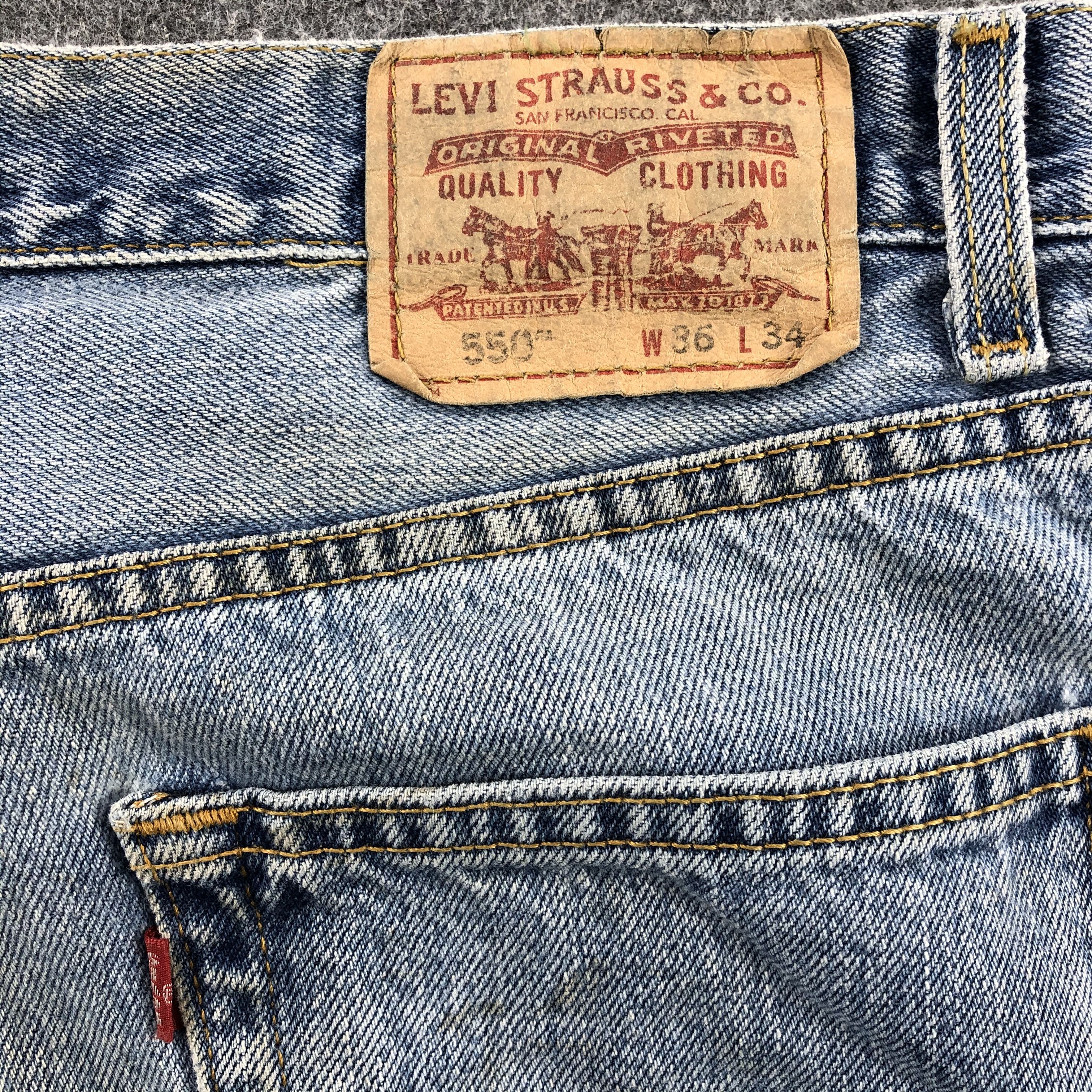 Levi's × Vintage Vintage Blue Wash Levis 550 Jeans-JM1730 Size US 36 / EU 52 - 7 Thumbnail