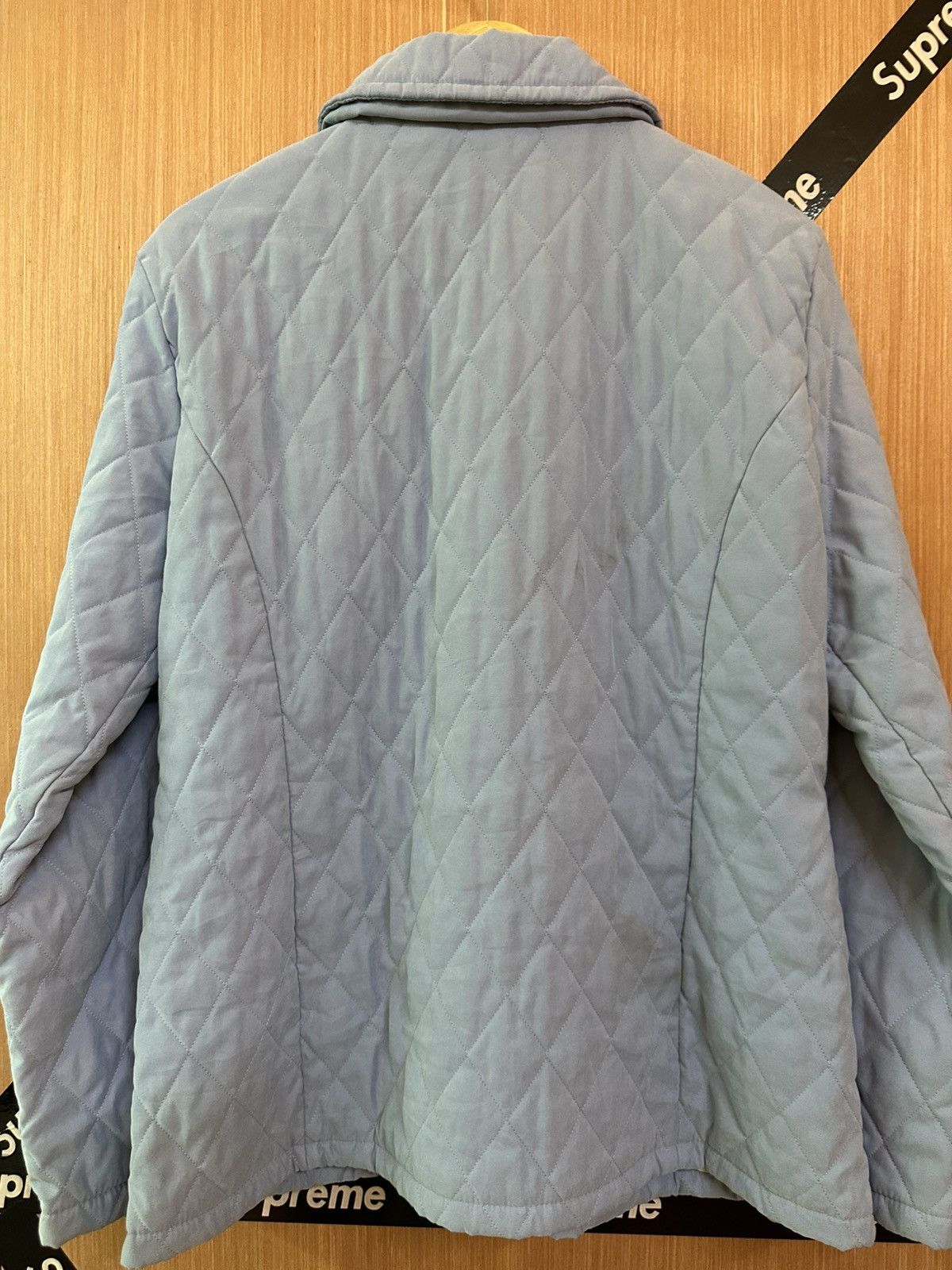 Barbour Authentic Barbour Blue Shaped Microfibre Quilt Jacket Size US M / EU 48-50 / 2 - 4 Thumbnail