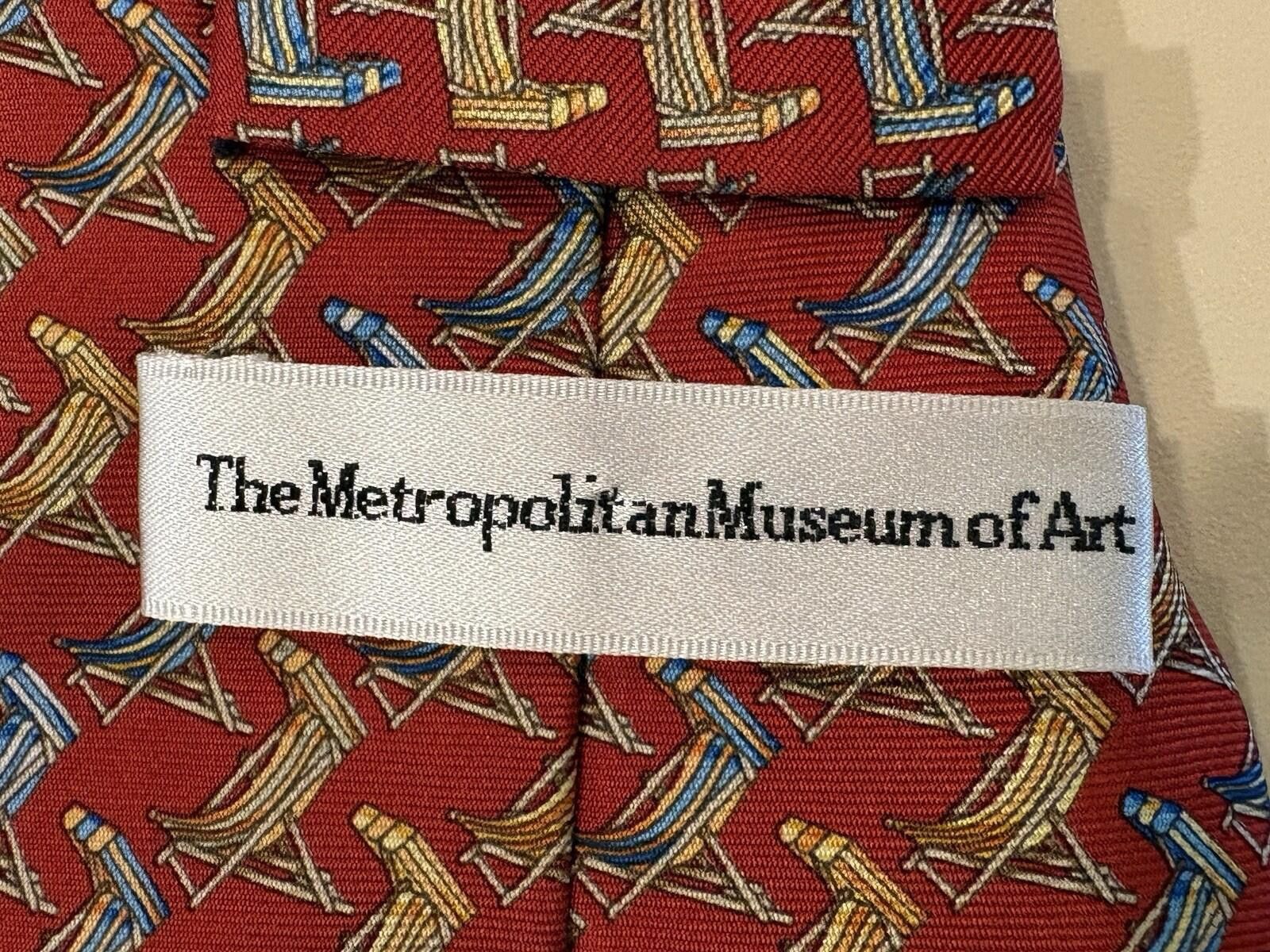 Arts & Science The Metropolitan Museum of Art Silk Tie MOMA Y2K Vintage Size ONE SIZE - 5 Thumbnail