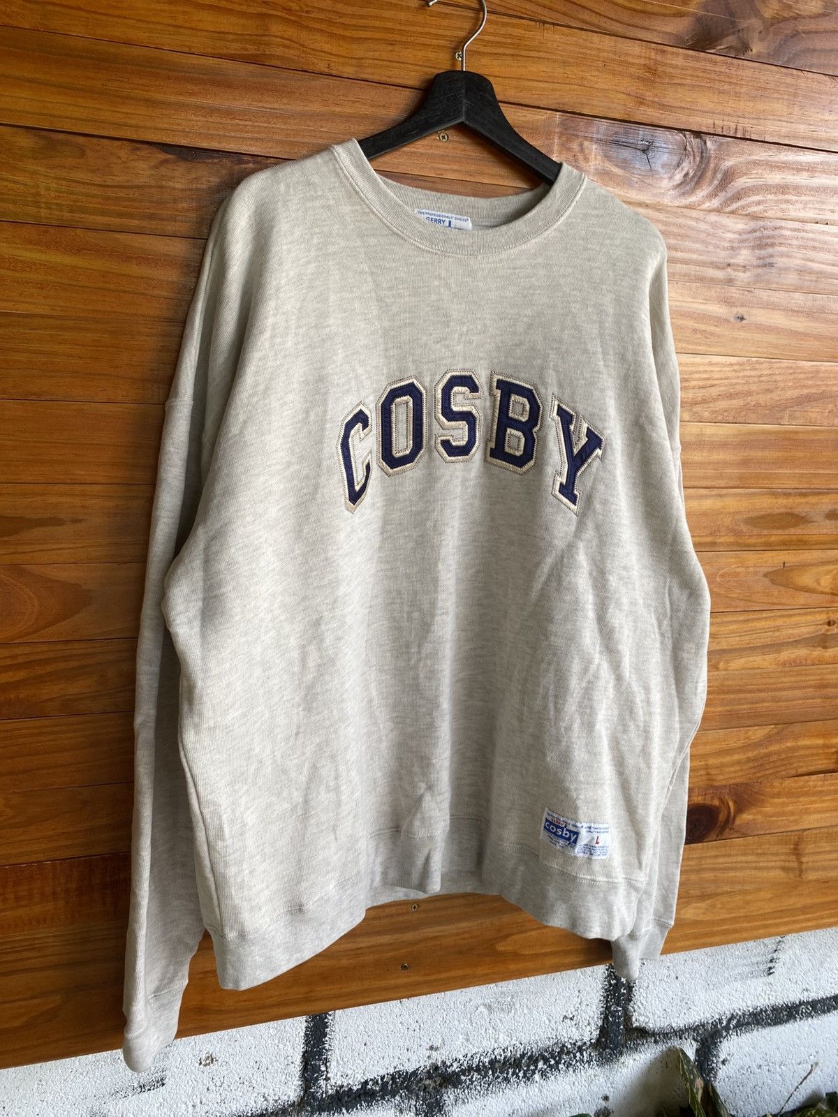 Vintage Vintage Cosby Freak’s Store Beige Sweatshirt Big Logo Size US L / EU 52-54 / 3 - 5 Thumbnail