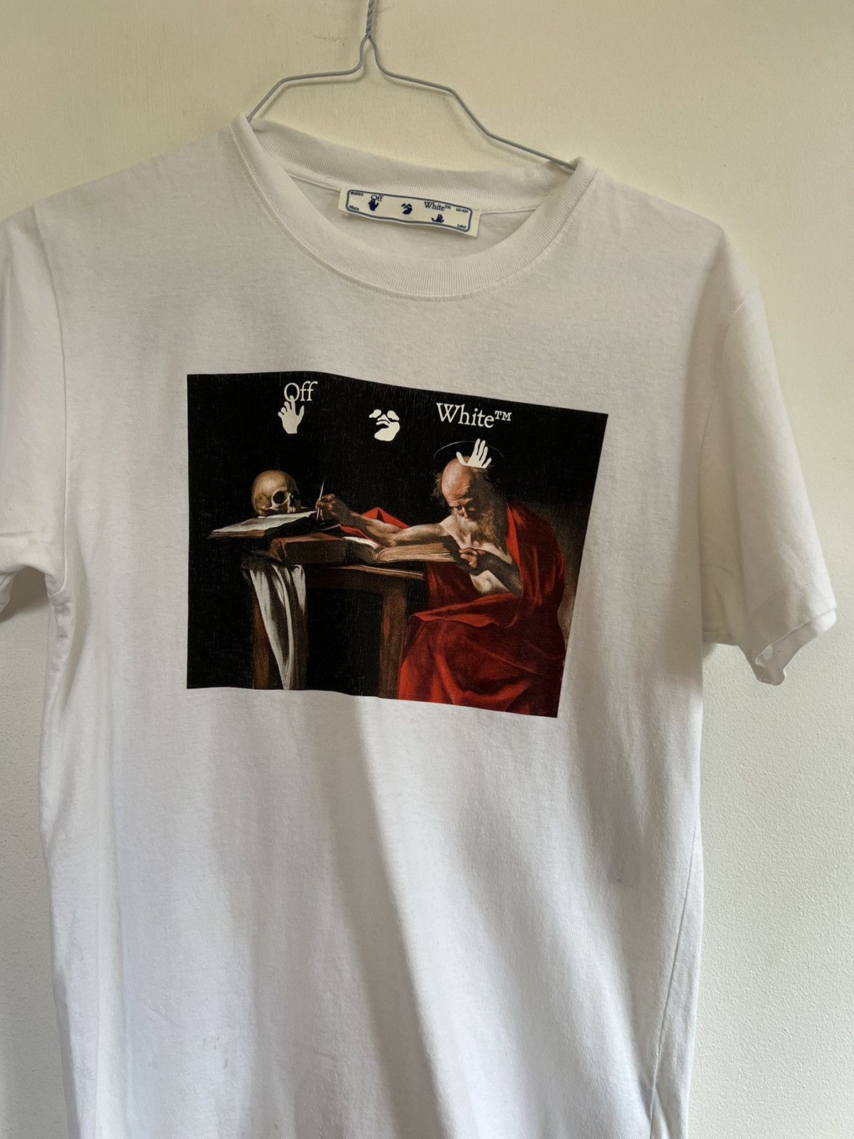Off-White × Virgil Abloh Off white Caravaggio TEE Size US M / EU 48-50 / 2 - 4 Thumbnail