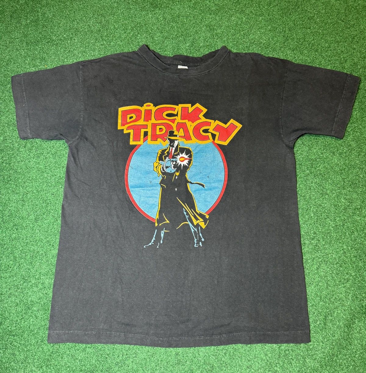 Vintage Vintage 80s 90s Dick Tracy Tommy Gun Movie Promo T Shirt Size US L / EU 52-54 / 3 - 1 Thumbnail