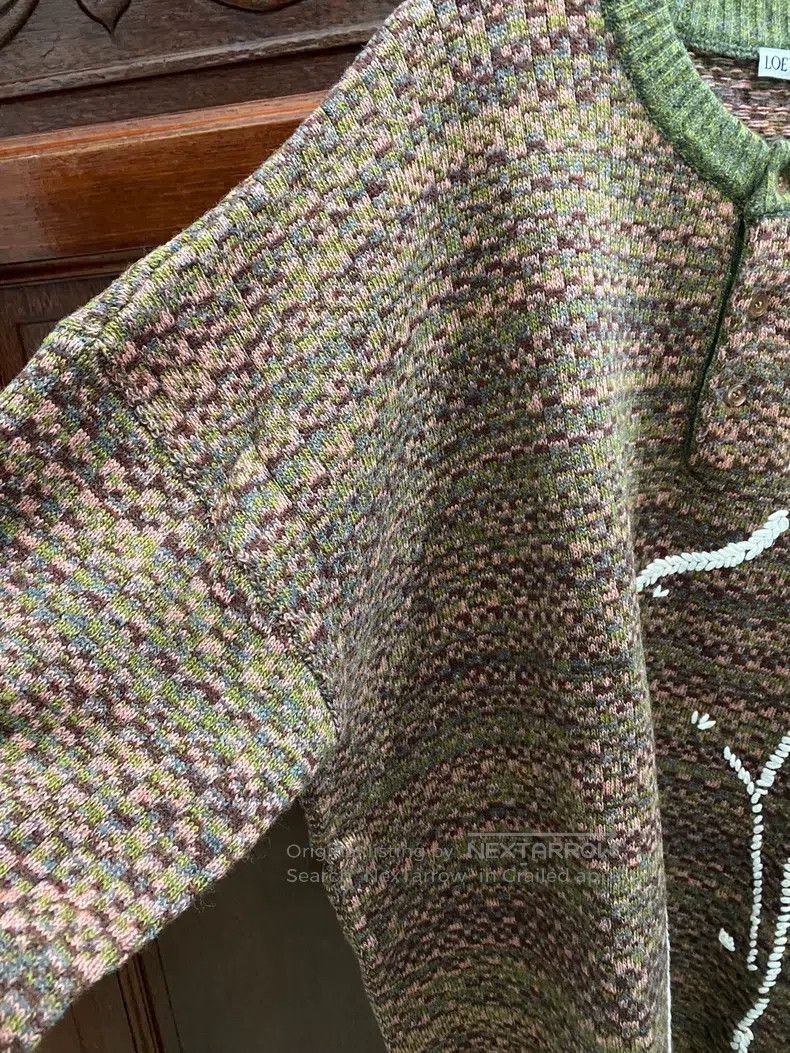 Loewe Loewe Wool knit embroidery Size L / US 10 / IT 46 - 6 Thumbnail