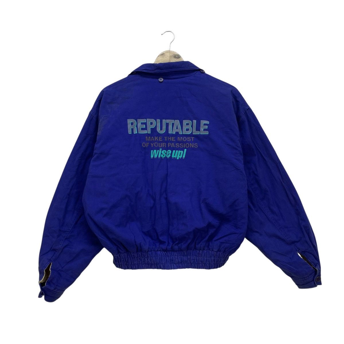 Japanese Brand × Vintage Japanese Brand Blueky Refined Bomber Jacket Size US M / EU 48-50 / 2 - 2 Thumbnail